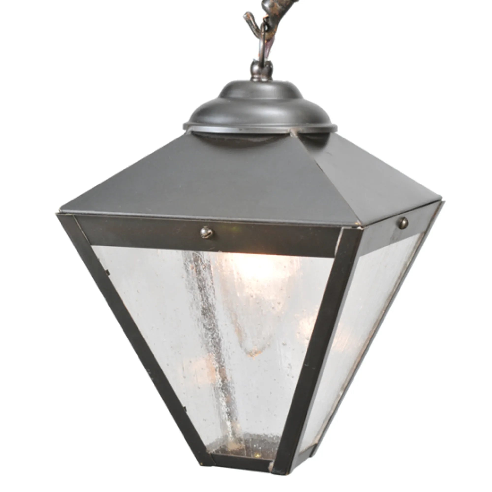 25" High Newport Sheperd's Hook Landscape Fixture – Craftsman Brown – Wet-Rated – Meyda Lighting