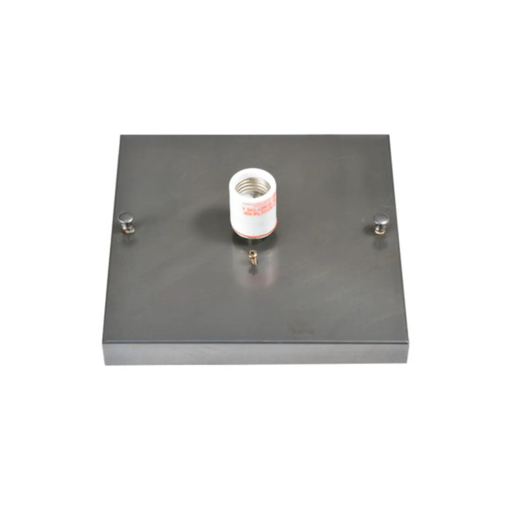 12"Sq Stillwater T Mission Pier Mount – Craftsman Brown – Damp-Rated – Meyda Lighting