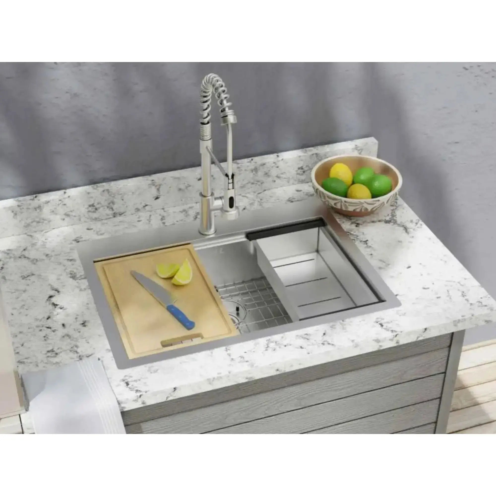 Bull 30" Dual-Mount Outdoor Kitchen Sink Bull