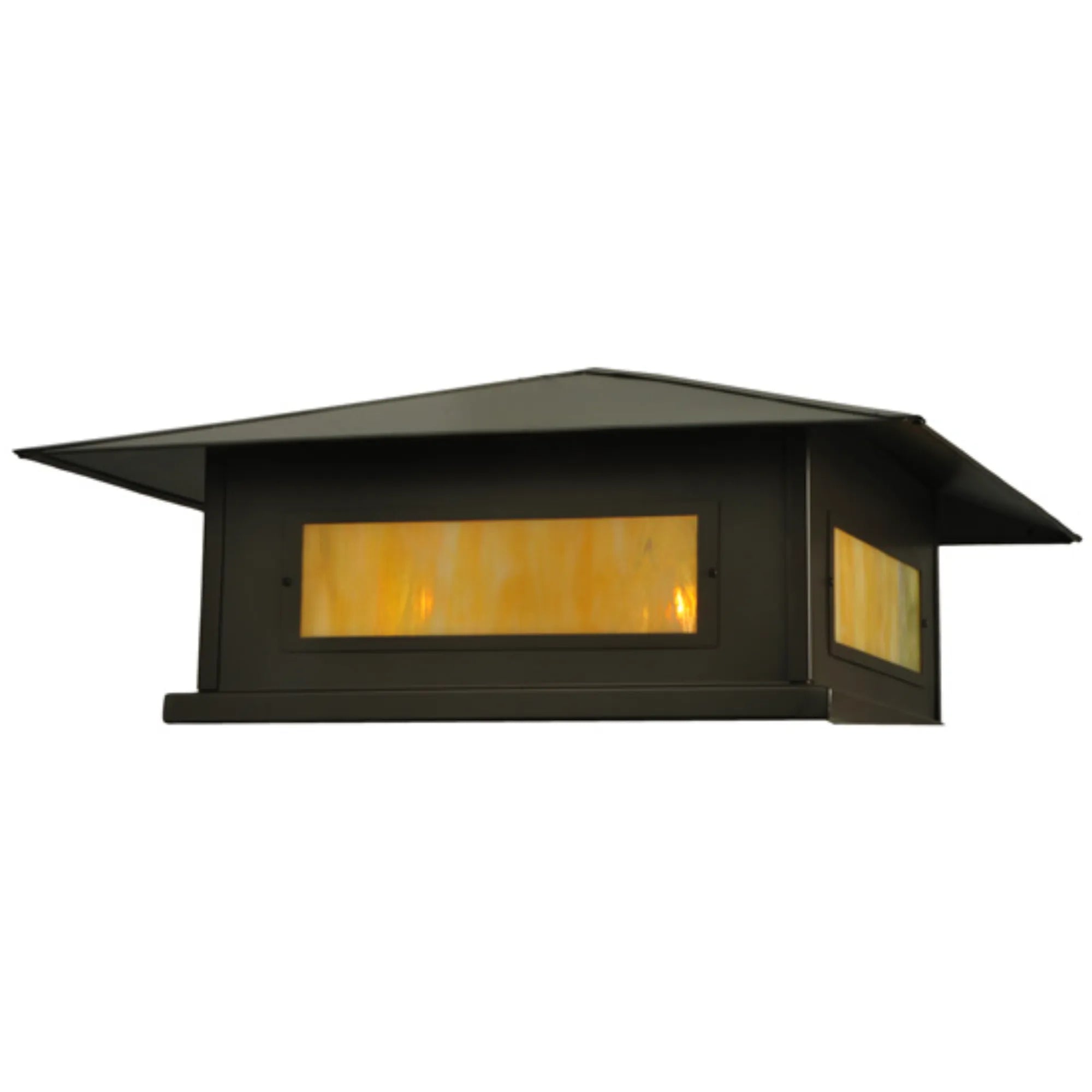 32"Sq Seneca Stepping Stone Pier Mount – Timeless Bronze – Wet-Rated – Meyda Lighting