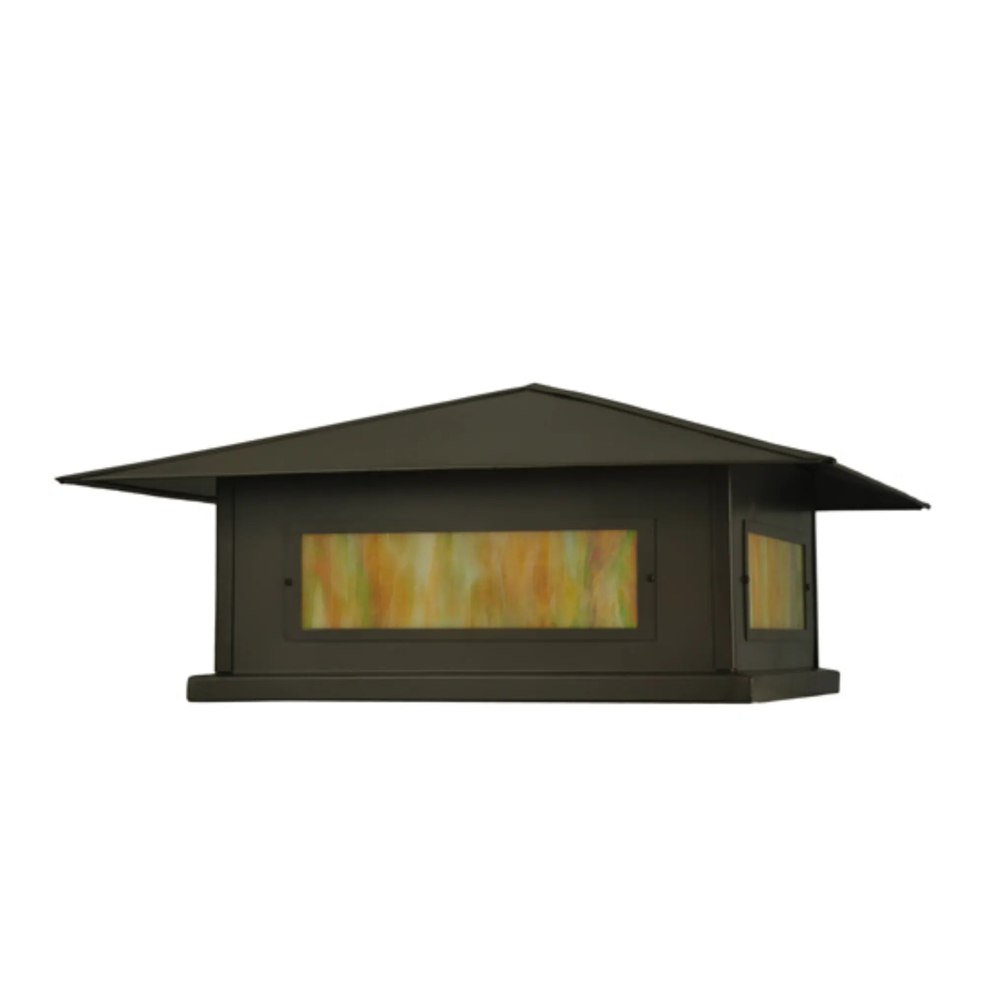 32"Sq Seneca Stepping Stone Pier Mount – Timeless Bronze – Wet-Rated – Meyda Lighting