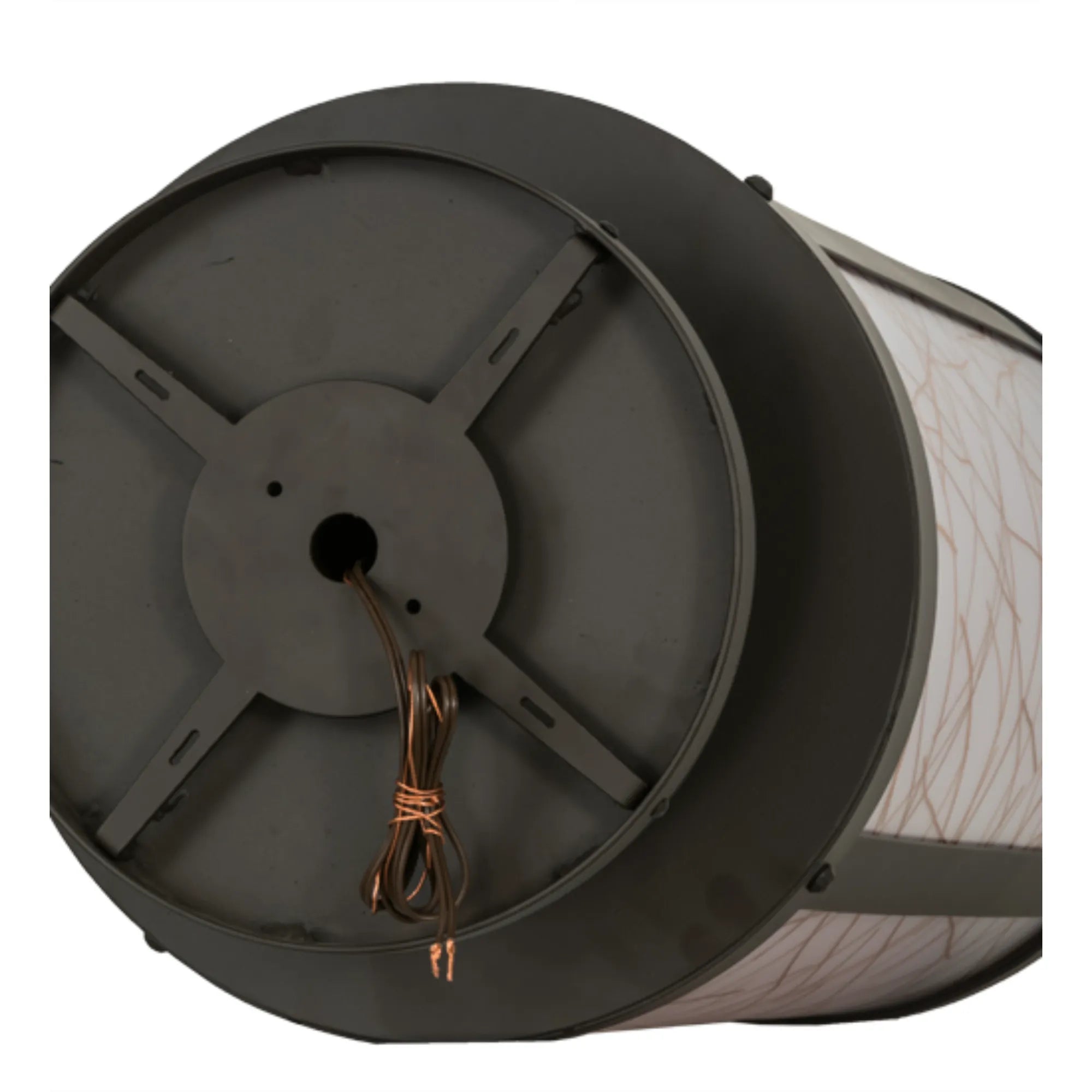 15"W Cilindro Veritas Pier Mount – Oil Rubbed Bronze – Wet-Rated – Meyda Lighting