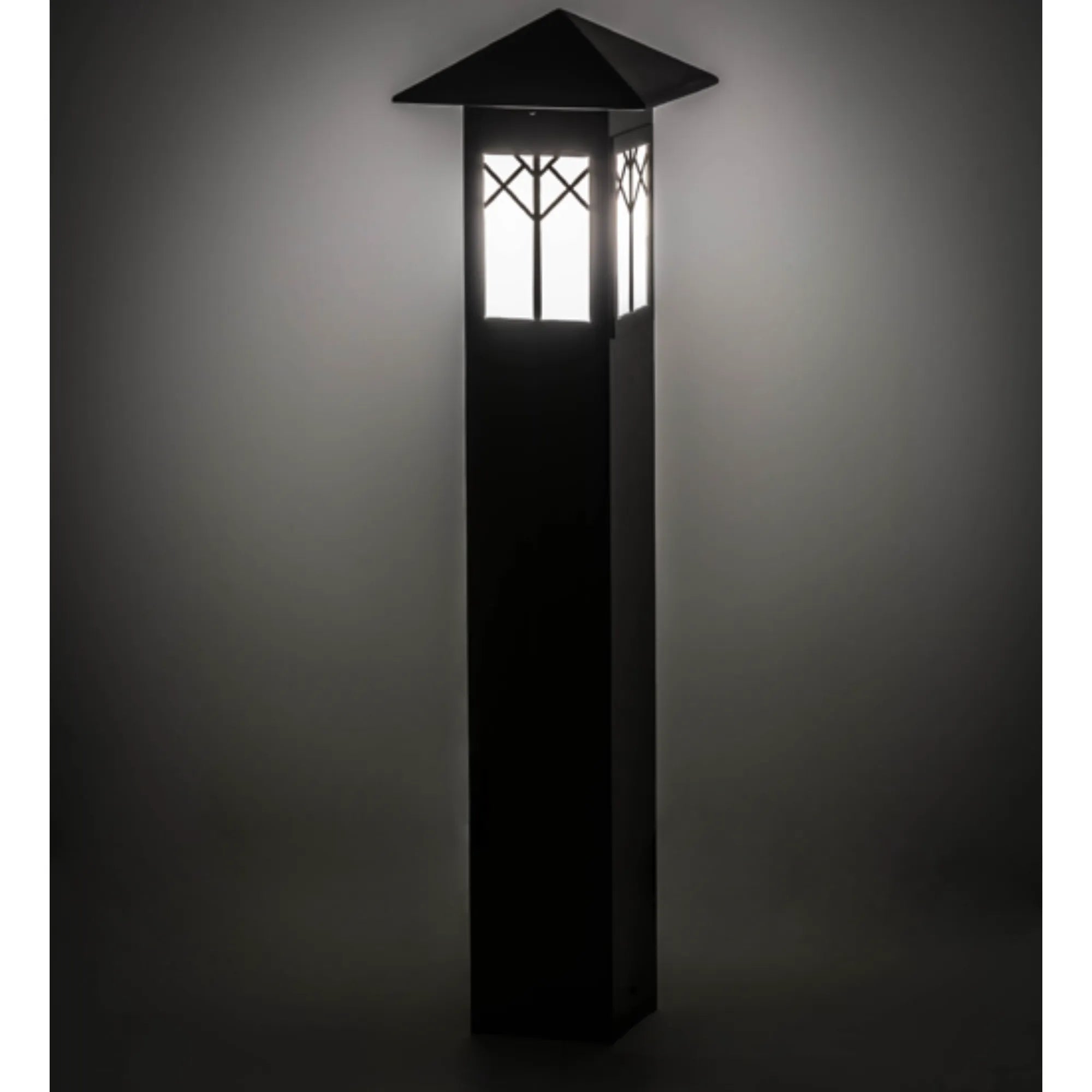 48" High Cumberland Bollard – Exterior Oil Rubbed Bronze – Wet-Rated – Meyda Lighting