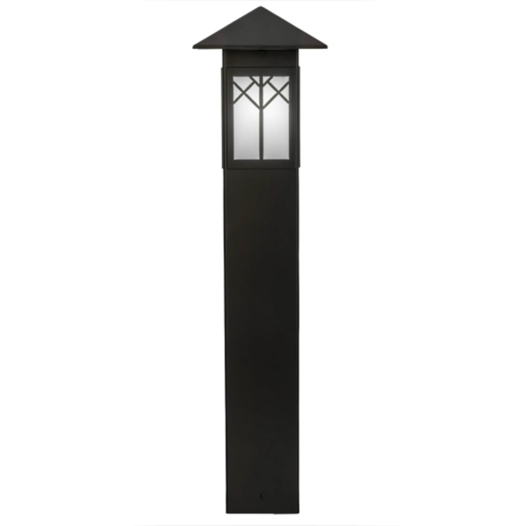 48" High Cumberland Bollard – Exterior Oil Rubbed Bronze – Wet-Rated – Meyda Lighting