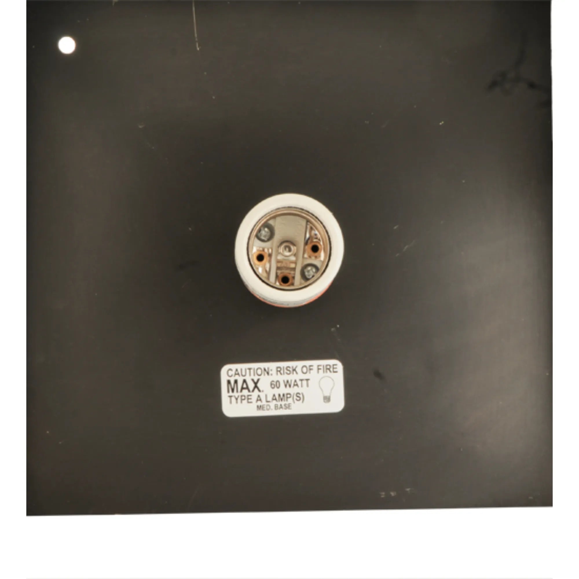 12"Square Seneca Ponte Post Mount – Craftsman Brown – White Art Glass – Wet-Rated – Meyda Lighting