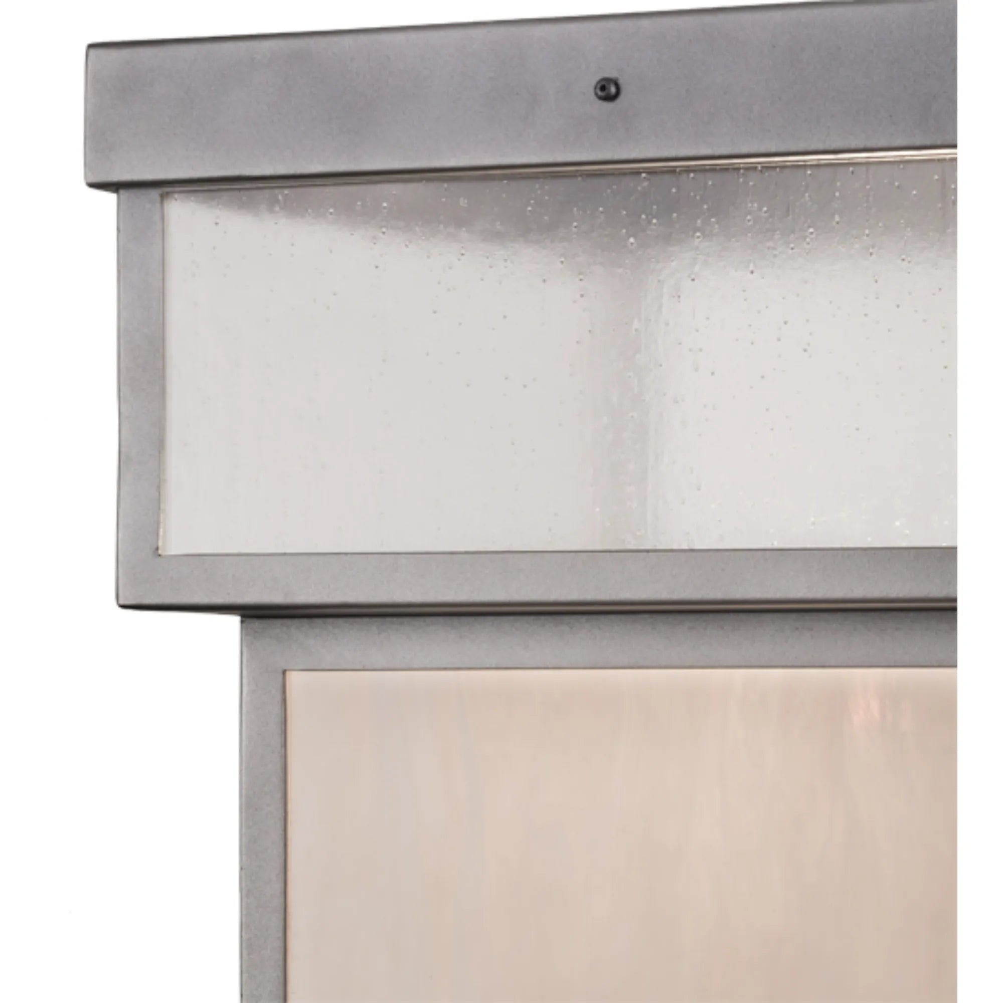 16"Sq Quadrato Stack Post Mount – PEWTER – Wet-Rated – Meyda Lighting