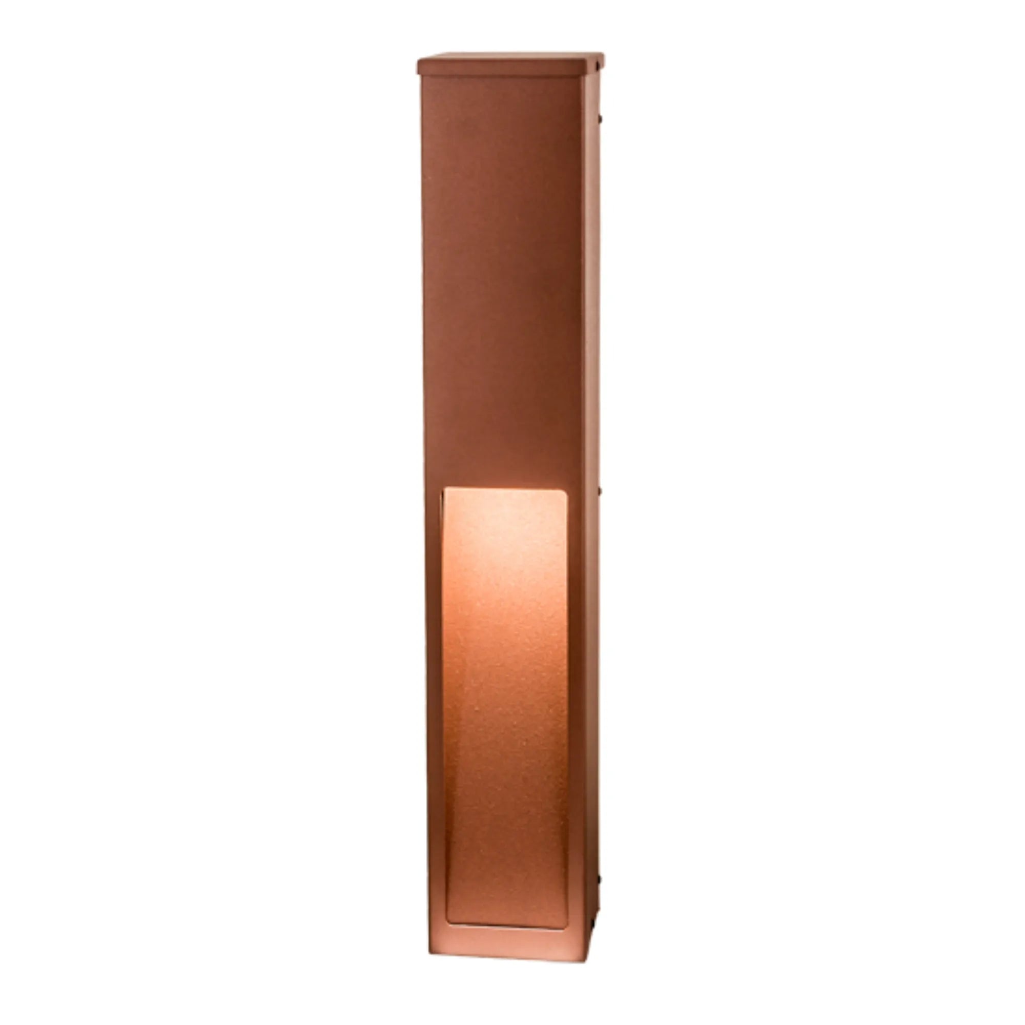28" High Concourse Bollard – Rust/Phosphate & Prime – Wet-Rated – Meyda Lighting