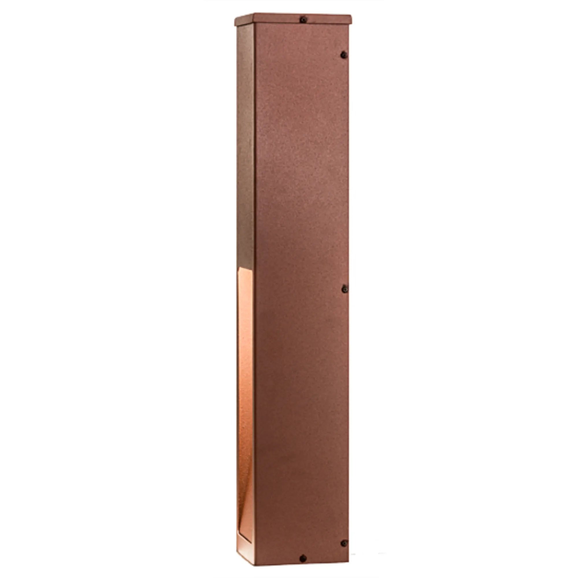 28" High Concourse Bollard – Rust/Phosphate & Prime – Wet-Rated – Meyda Lighting