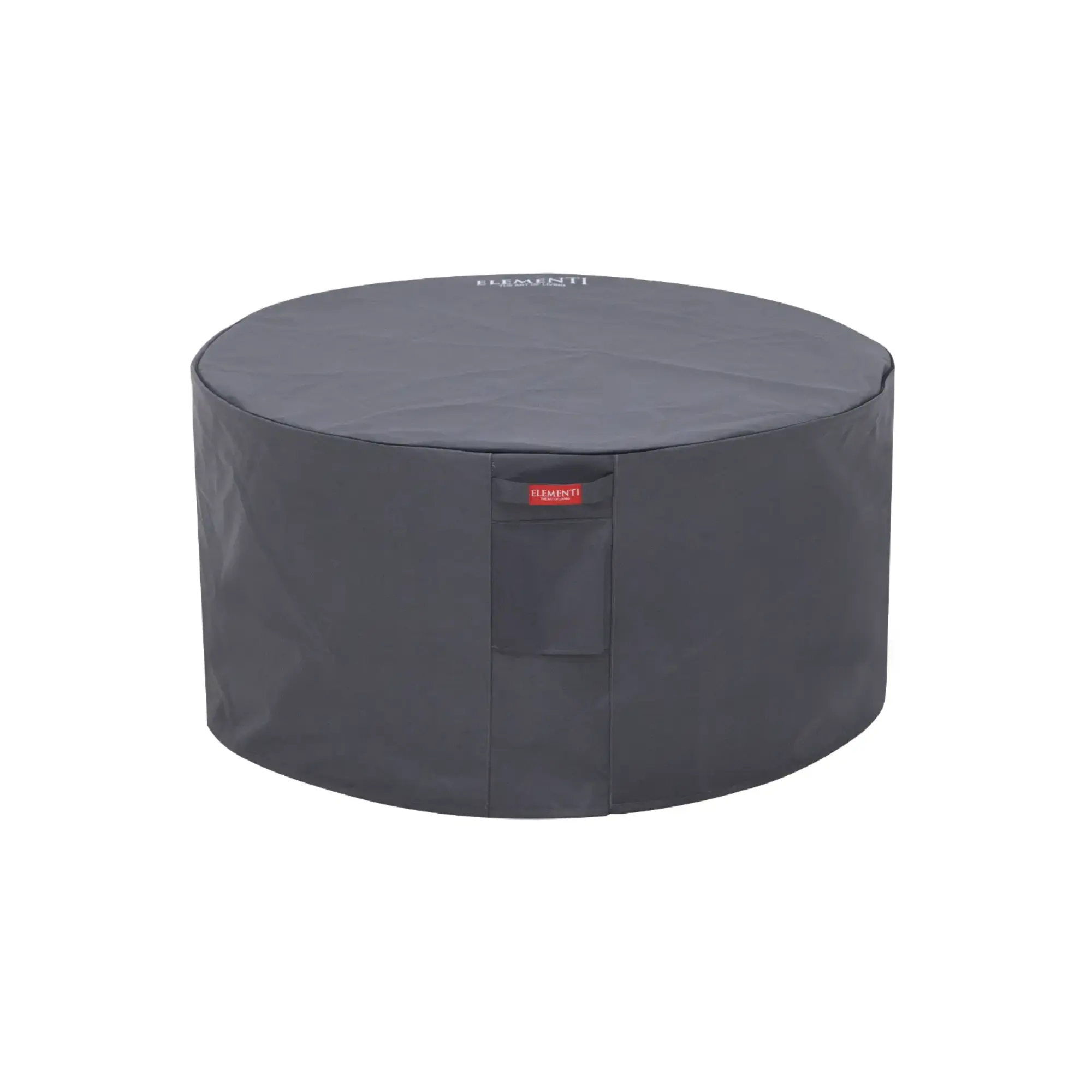 Pacaya 43″ Round Concrete Liquid Propane Fire Table with Hidden Tank – Elementi Elementi