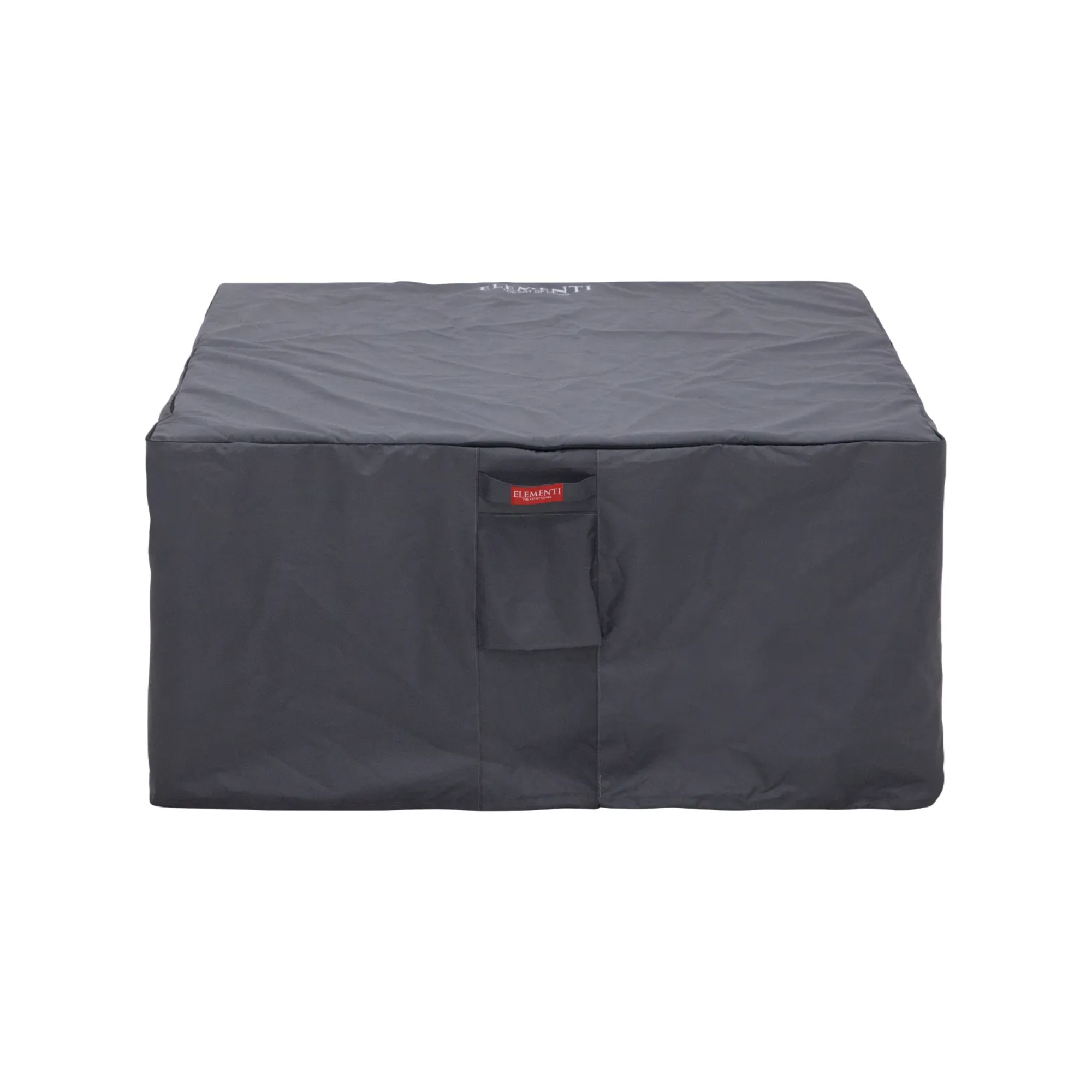 Rocky 43″ Square Concrete Liquid Propane Fire Table with Hidden Tank – Elementi