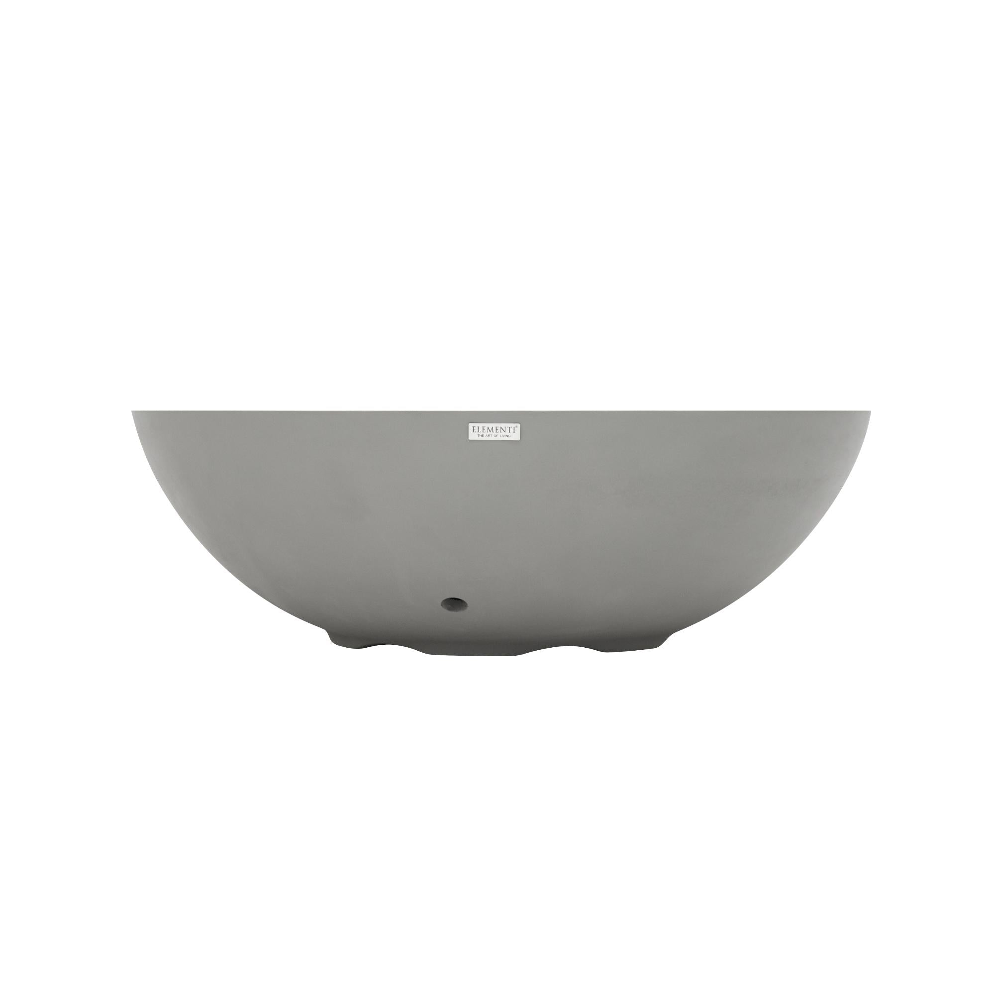 Rose Bowl 48″ Round Concrete Gas Fire Pit – Elementi Plus