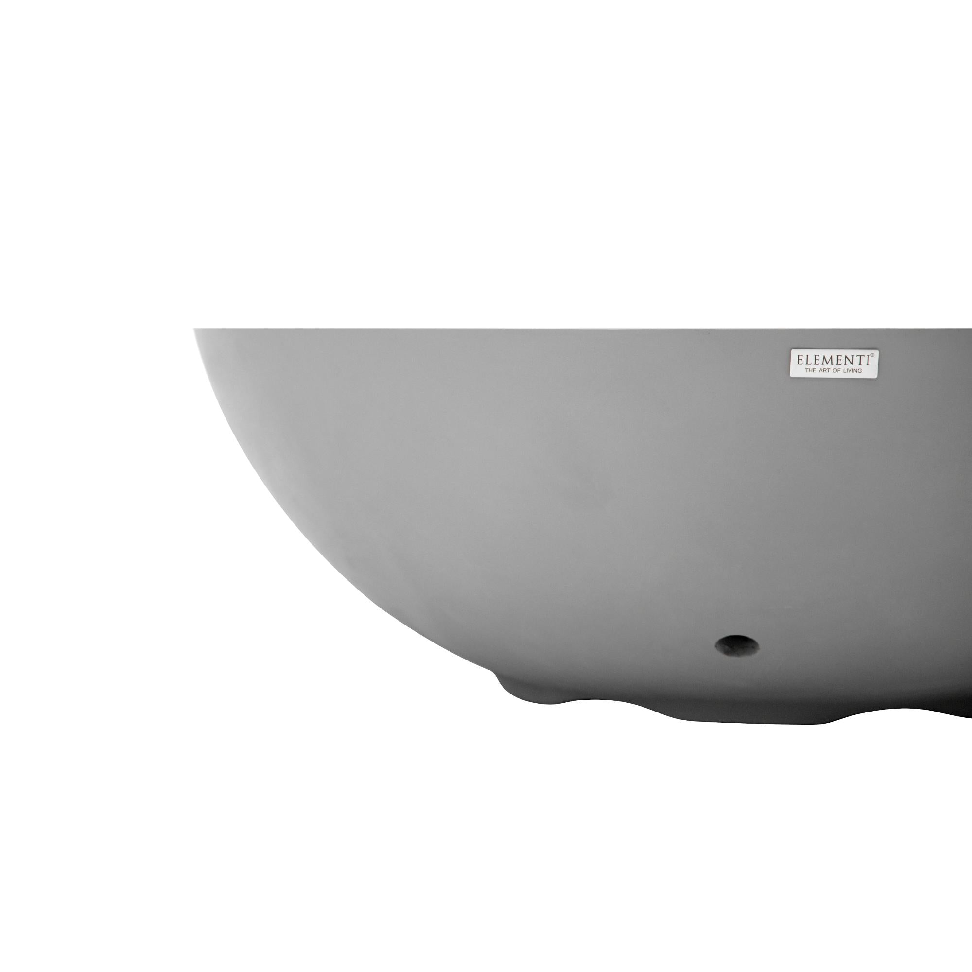 Rose Bowl 48″ Round Concrete Gas Fire Pit – Elementi Plus