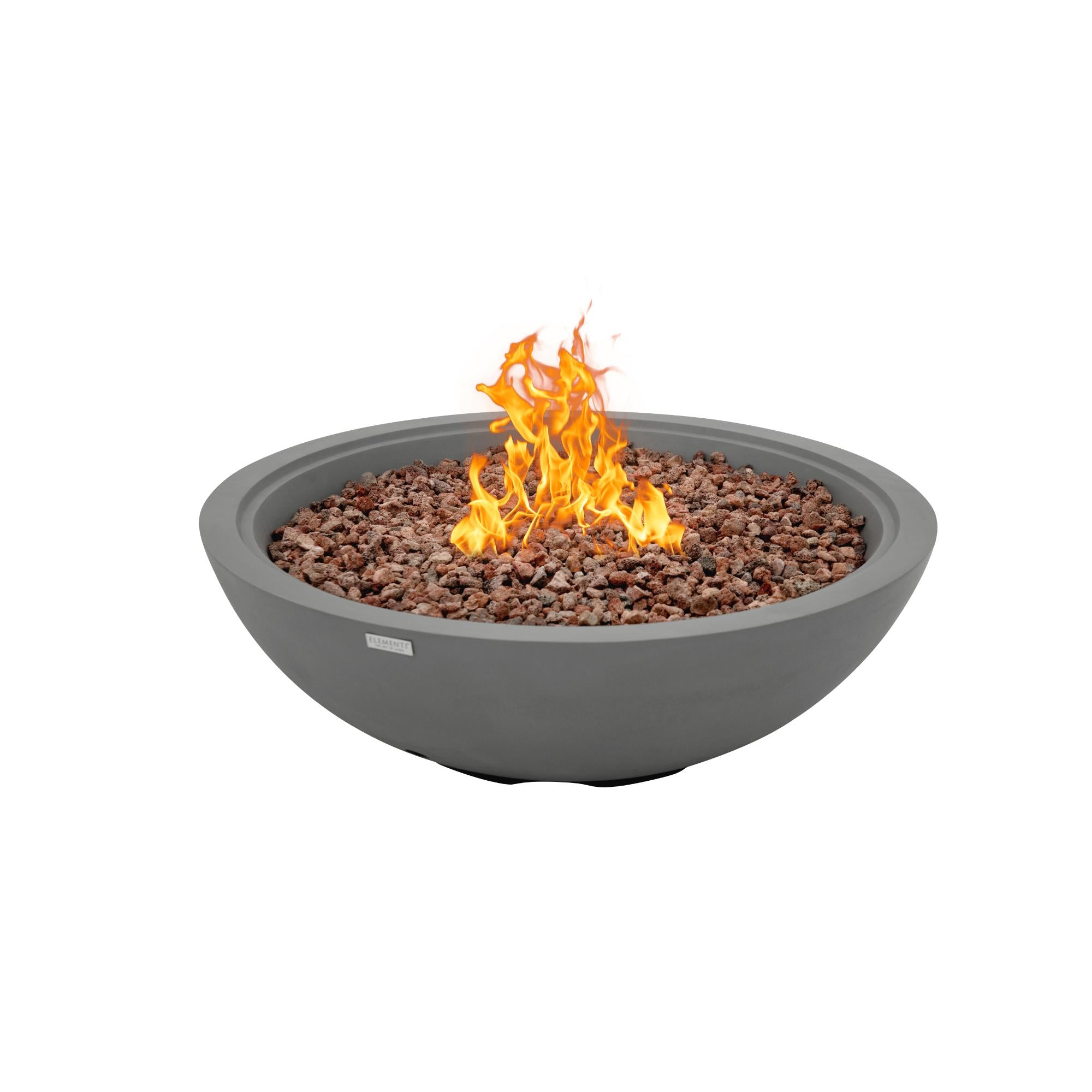 Rose Bowl 48″ Round Concrete Gas Fire Pit – Elementi Plus
