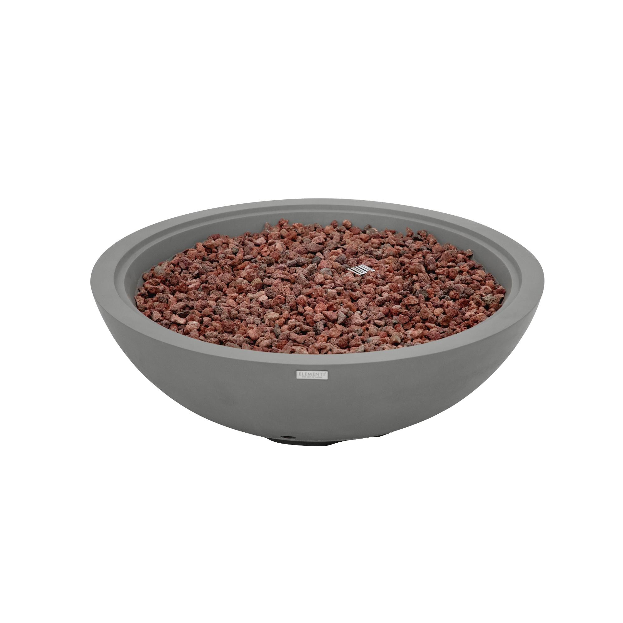 Rose Bowl 48″ Round Concrete Gas Fire Pit – Elementi Plus