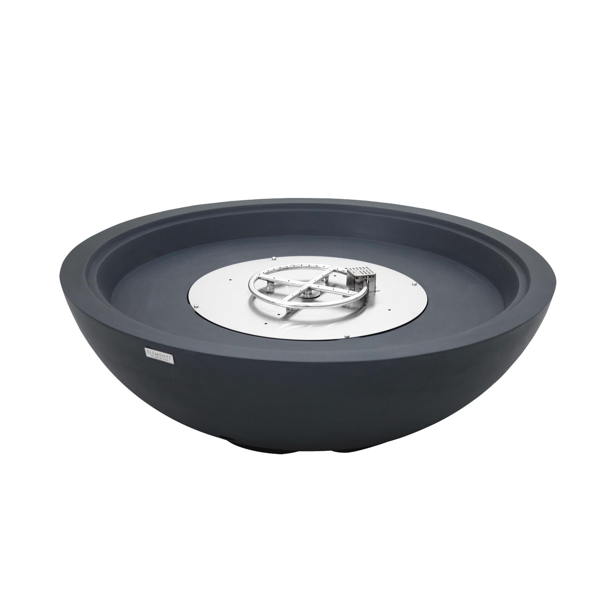 Rose Bowl 48″ Round Concrete Gas Fire Pit – Elementi Plus