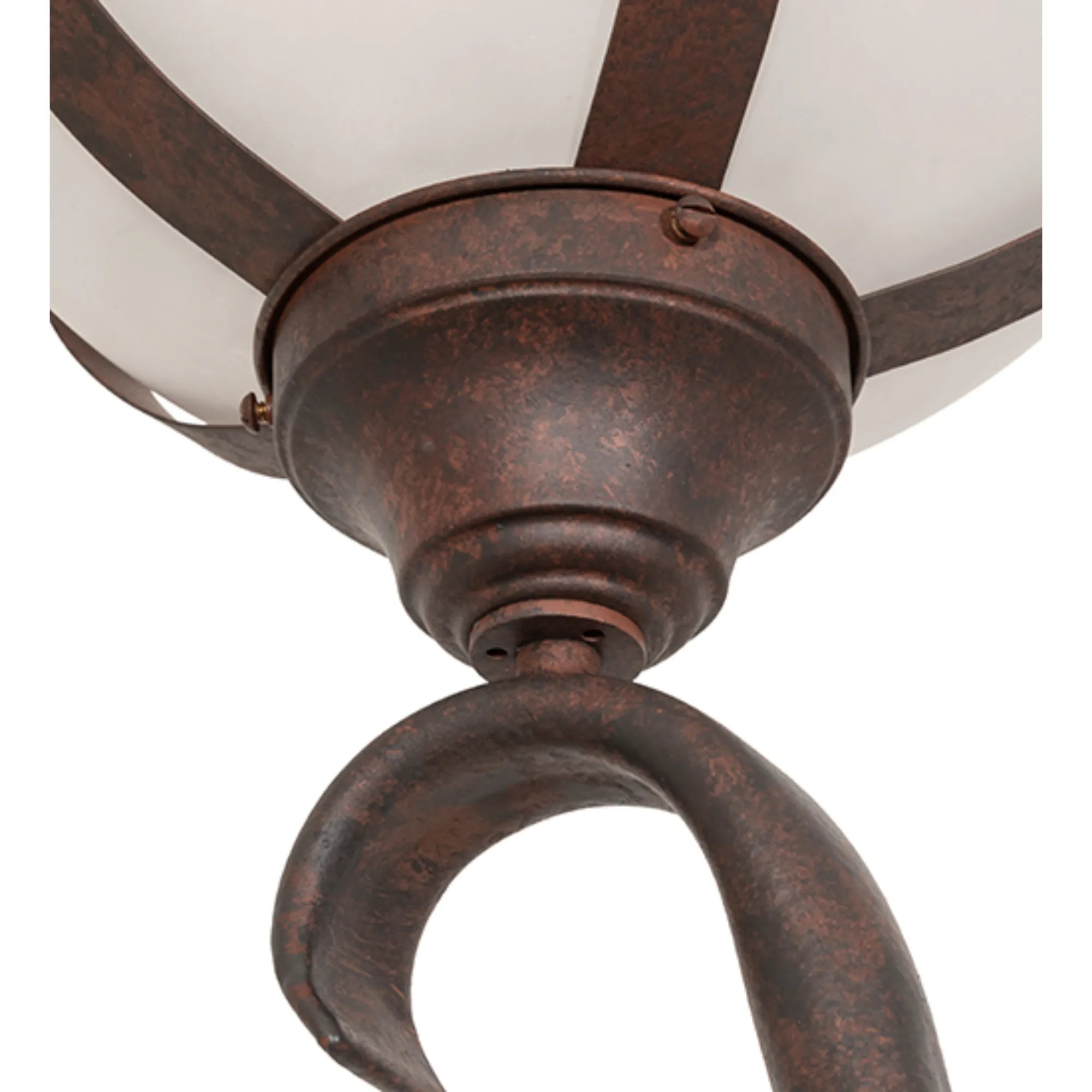 84" High Bola Tavern Street Lamp – Rusty Nail – Contrail Mist Idalight – Wet-Rated – Meyda Lighting