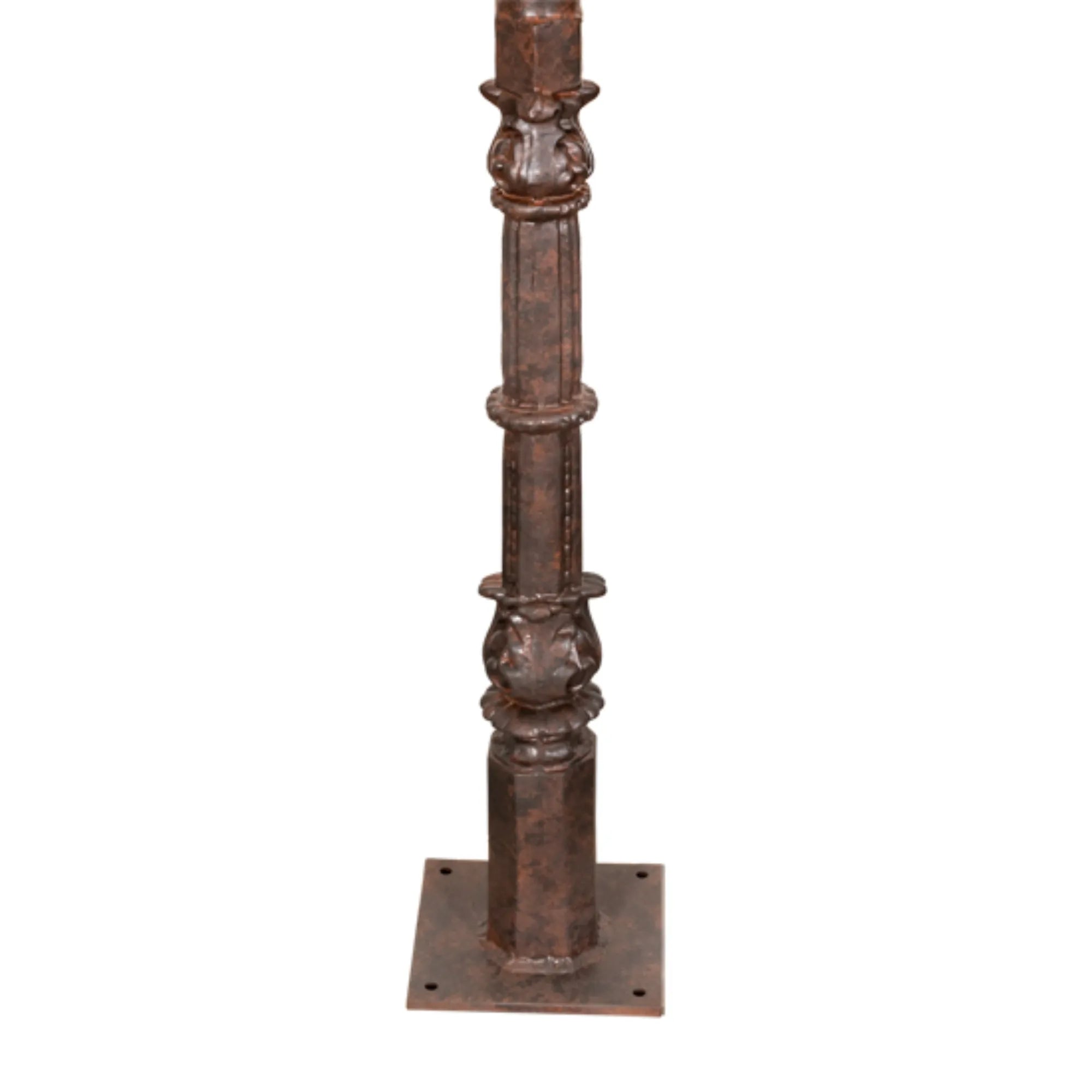 84" High Bola Tavern Street Lamp – Rusty Nail – Contrail Mist Idalight – Wet-Rated – Meyda Lighting
