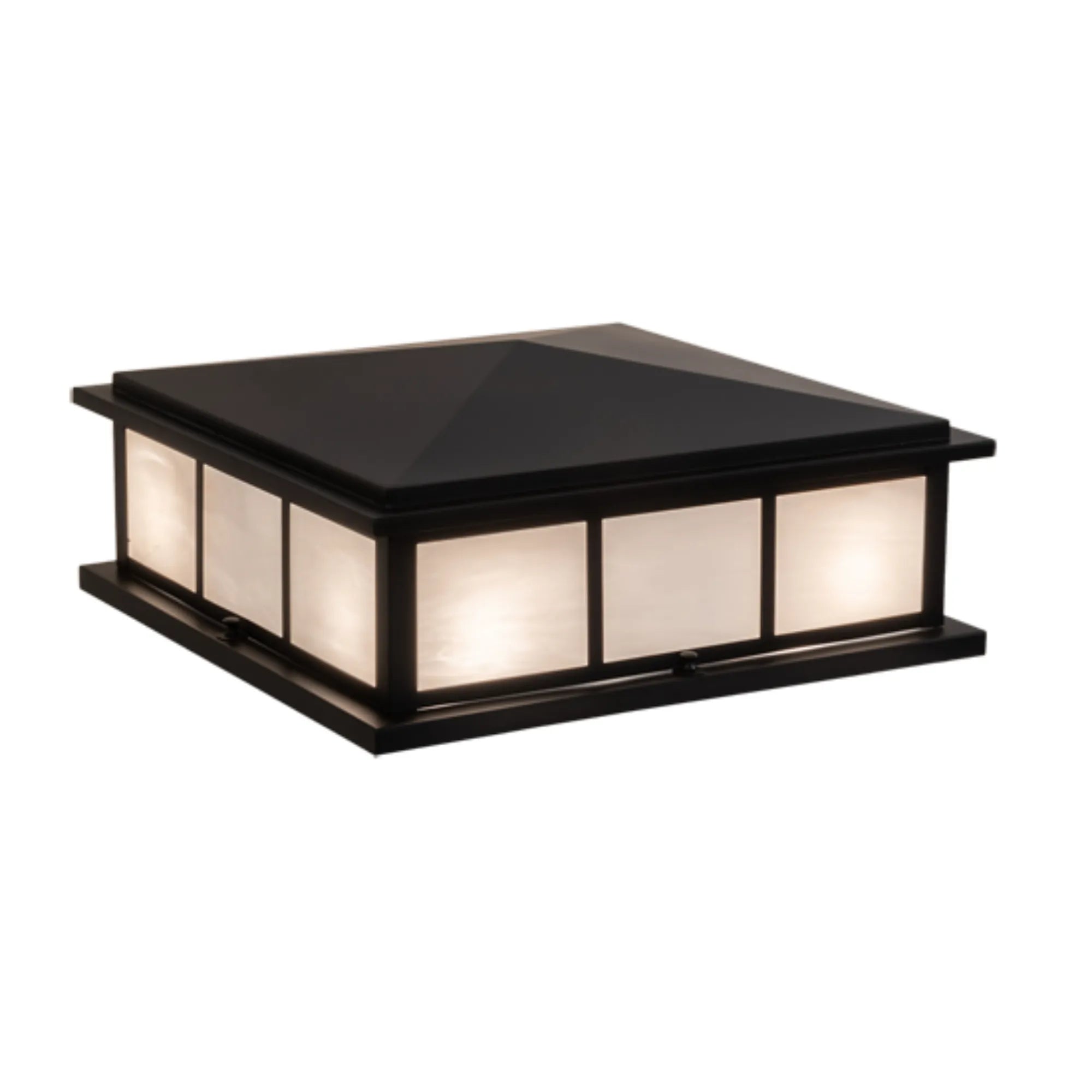 20" Square Seneca Double Bar Mission Pier Mount – Meyda Lighting