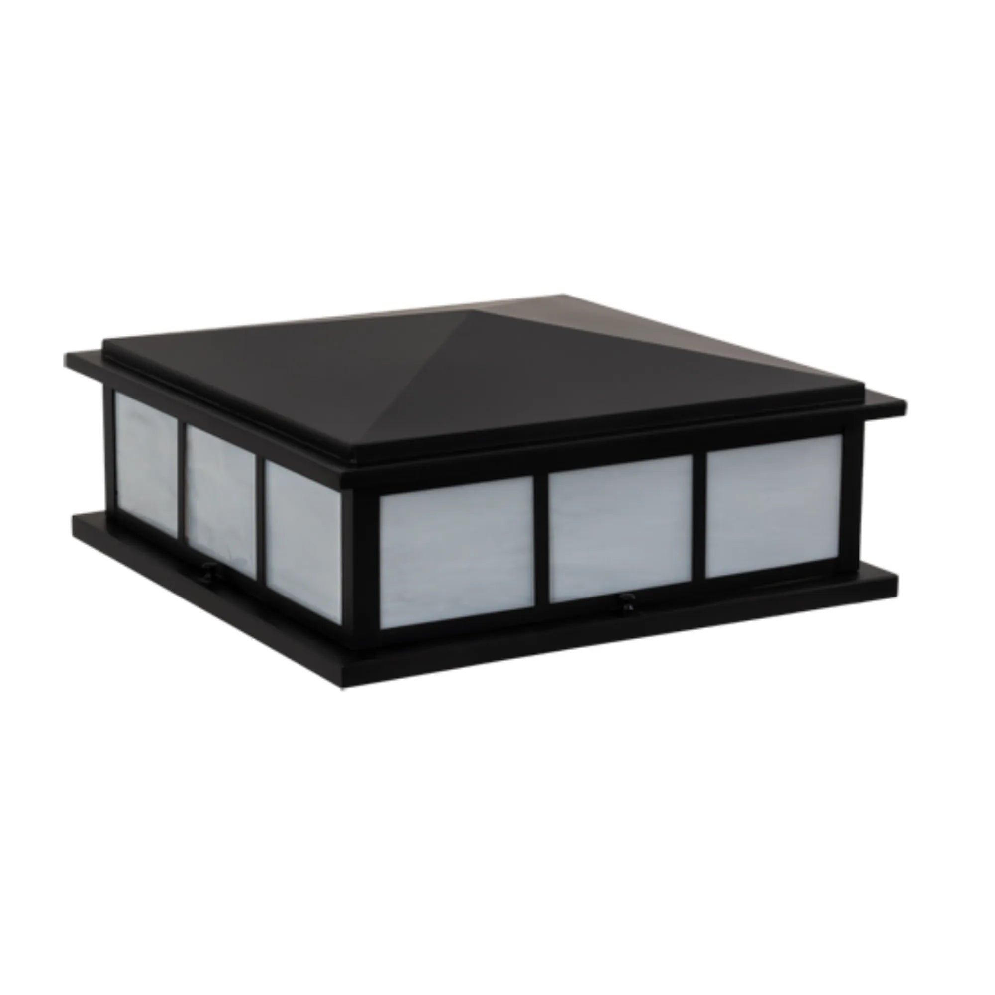 20" Square Seneca Double Bar Mission Pier Mount – Meyda Lighting