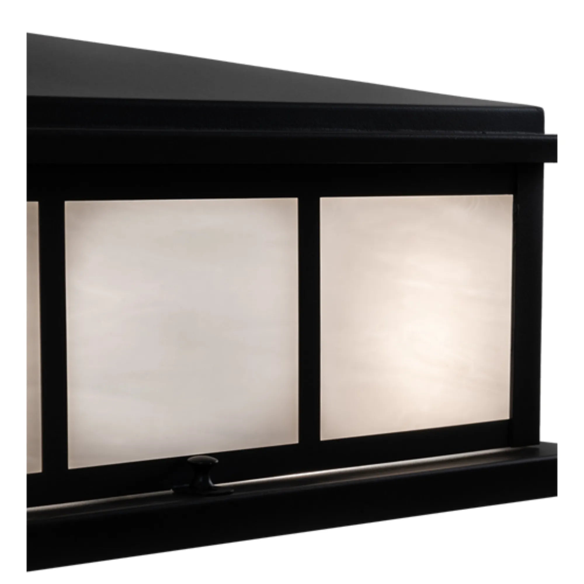 20" Square Seneca Double Bar Mission Pier Mount – Meyda Lighting