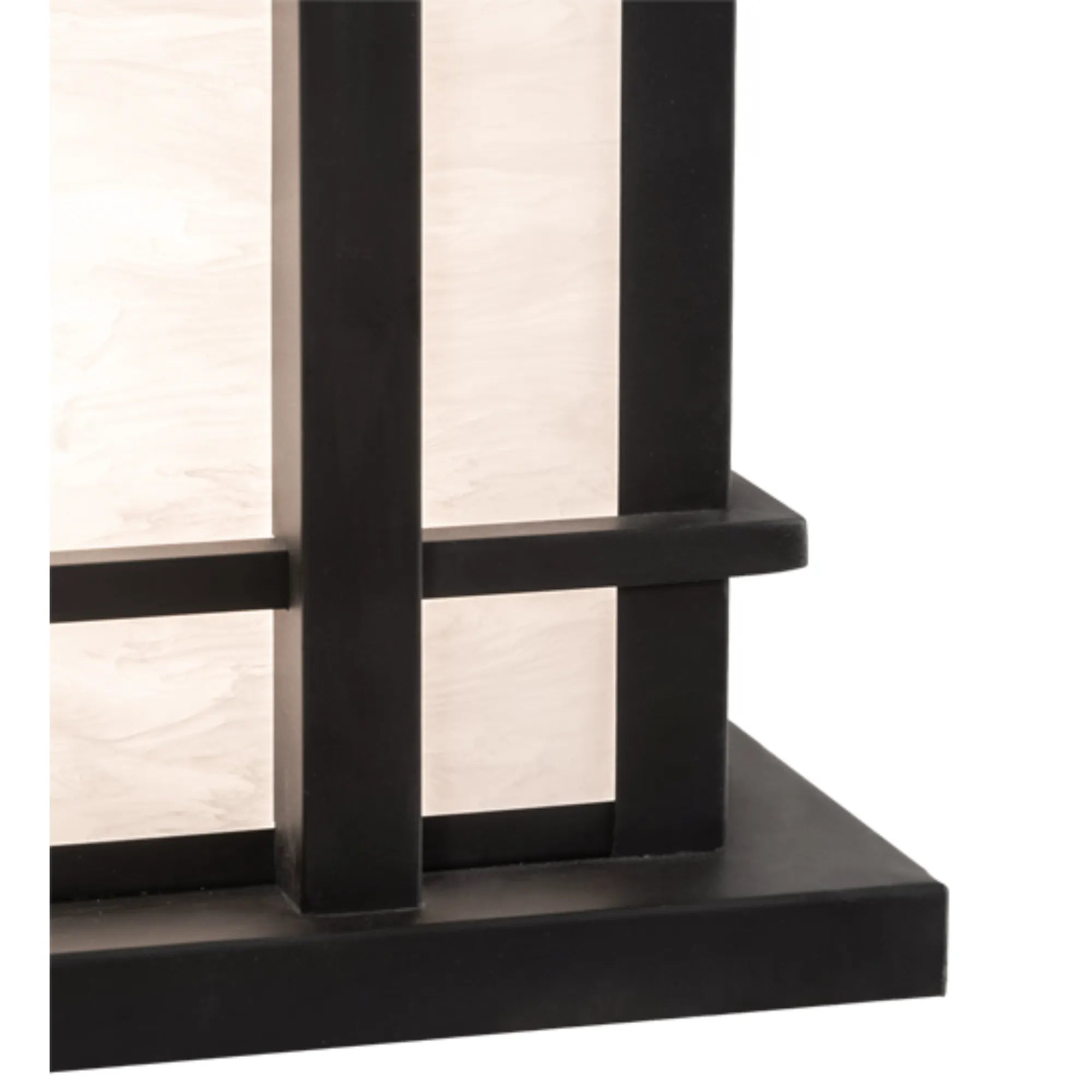 26" Square Rochester Pier Mount – Craftsman Brown – Fleshtone Idalight – Wet-Rated – Meyda Lighting