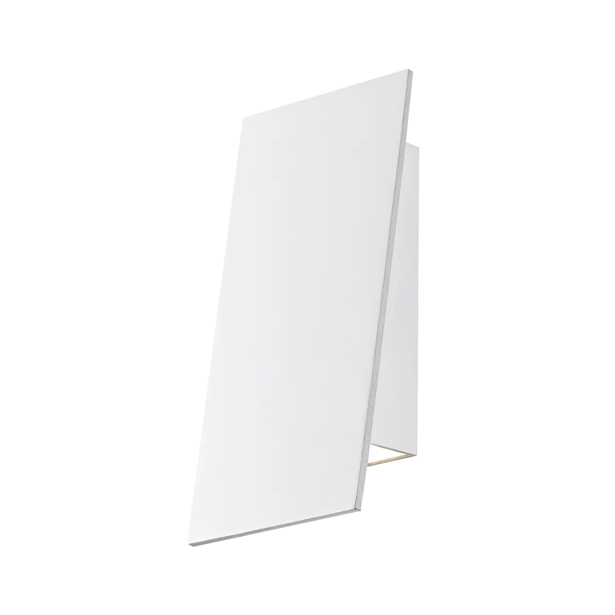 Angled Plane Wall Sconce - Texture White - 7.75" H 4" W - Sonneman