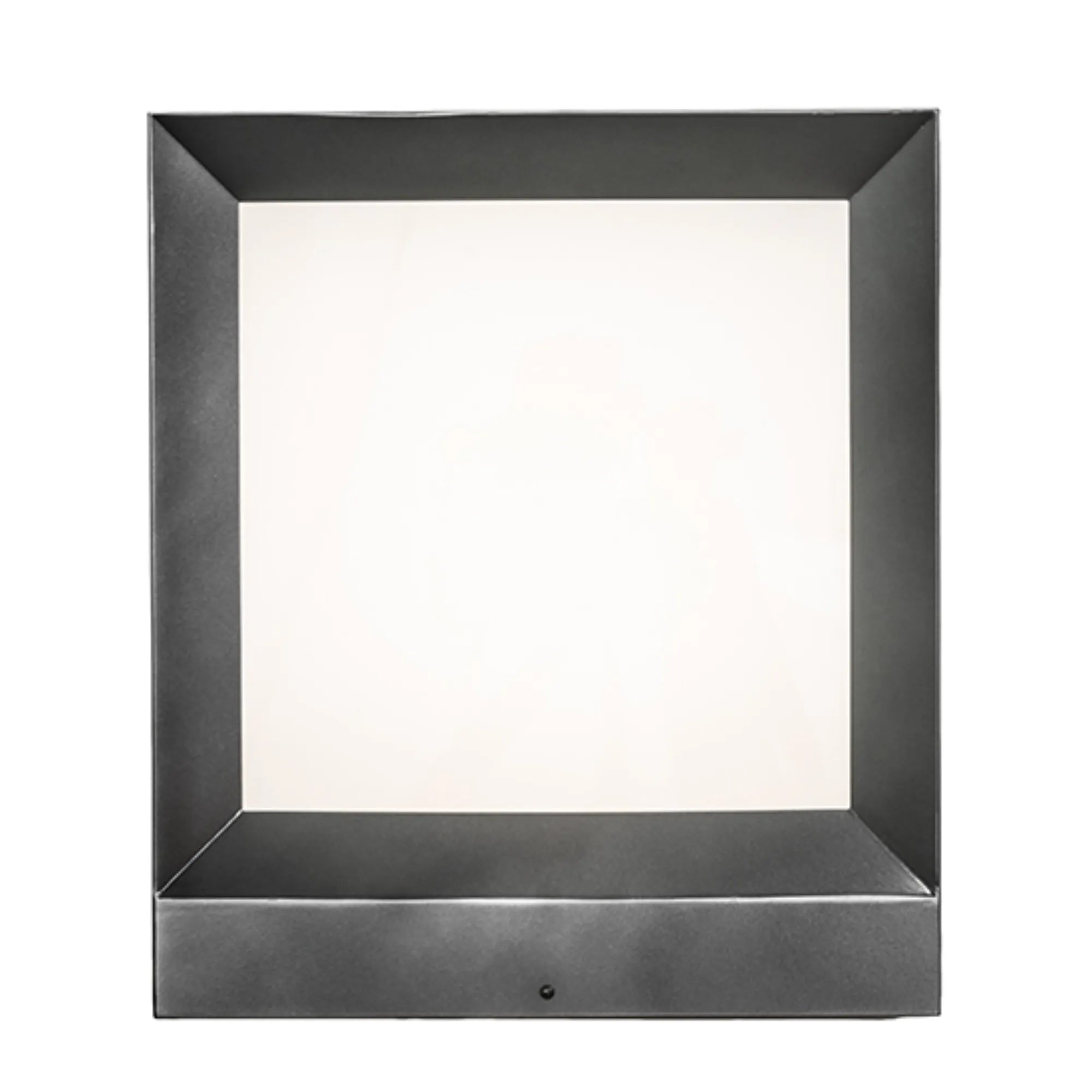 16" Square Cubism Pier Mount – Silver Metallic – Damp-Rated – Meyda Lighting