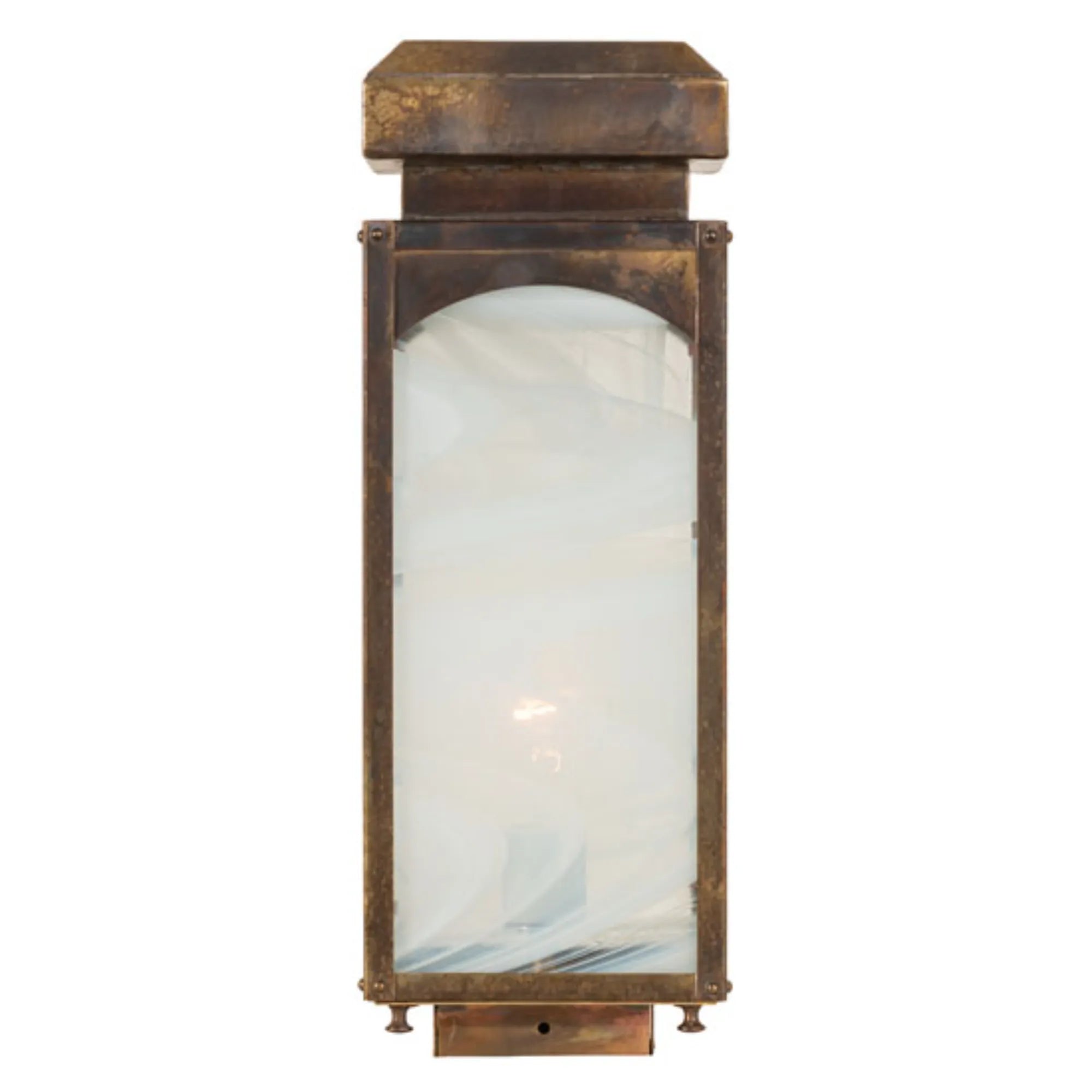 6" Square Esopus Post Mount – Custom Finish – White Baroque Art Glass – Wet-Rated – Meyda Lighting