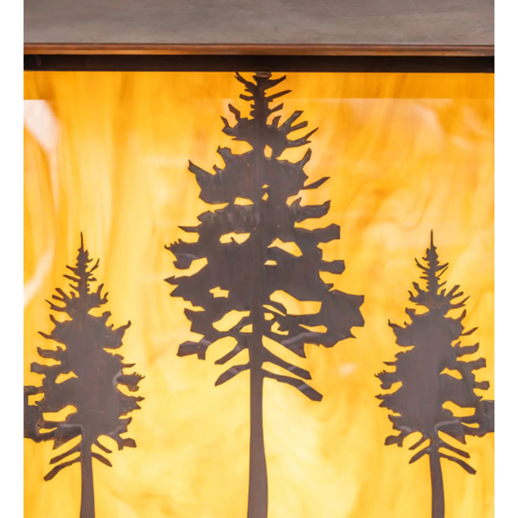 17" Square Great Pines Pier Mount – Vintage Copper – Wet-Rated – Meyda Lighting