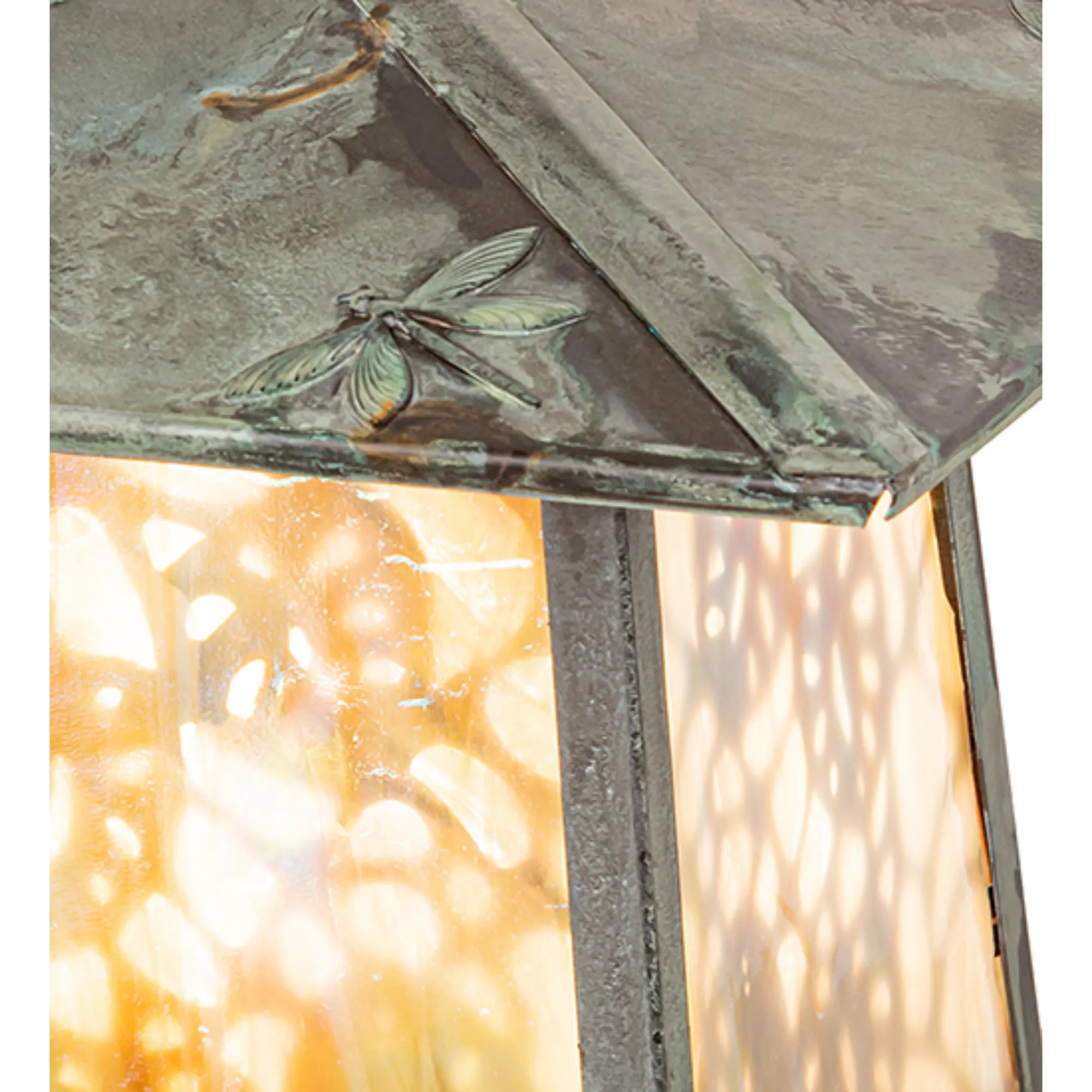 12" Square Stillwater Lotus Leaf and Dragonfly Deck Light – Meyda Lighting