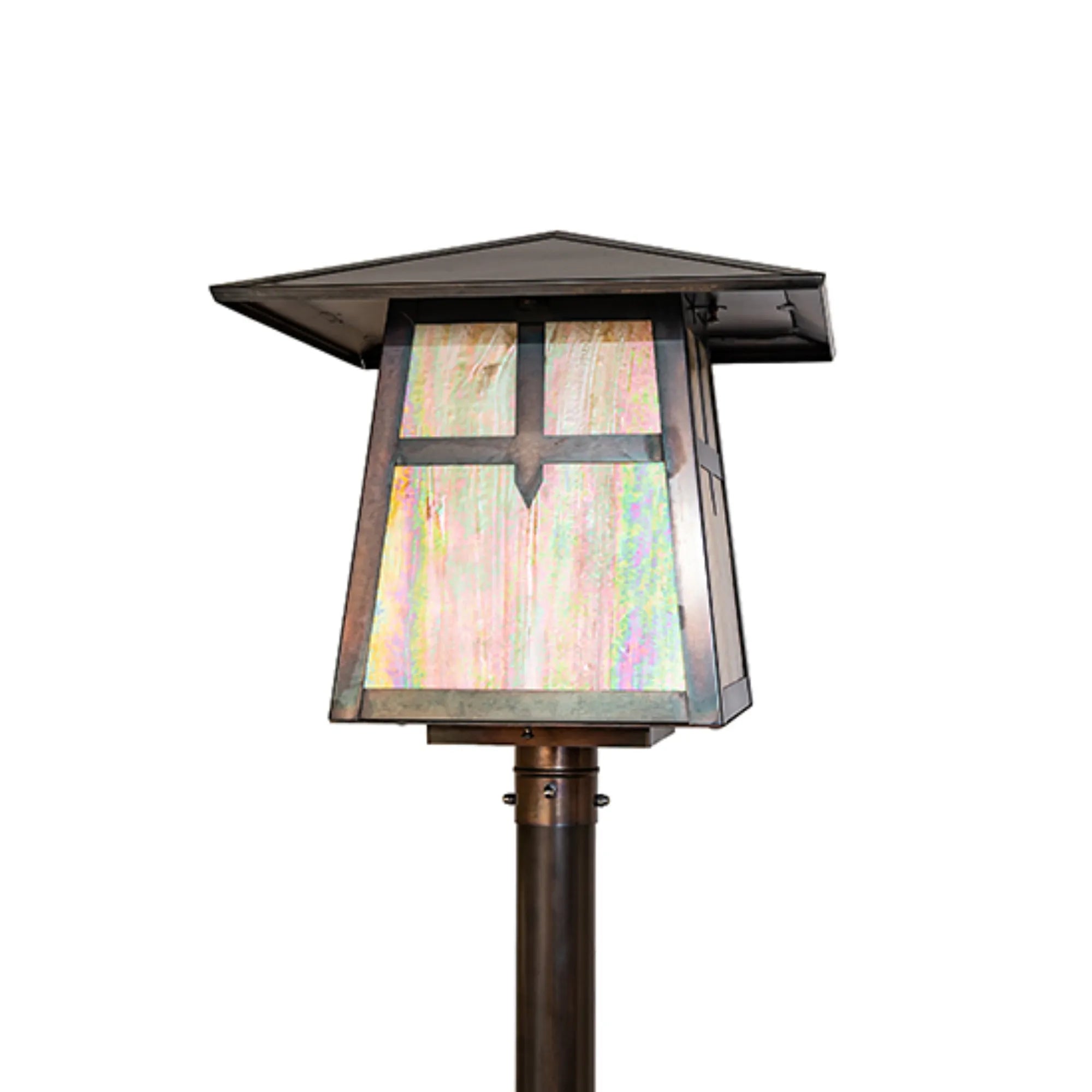 20" Square Stillwater Cross Mission Post Mount – Meyda Lighting