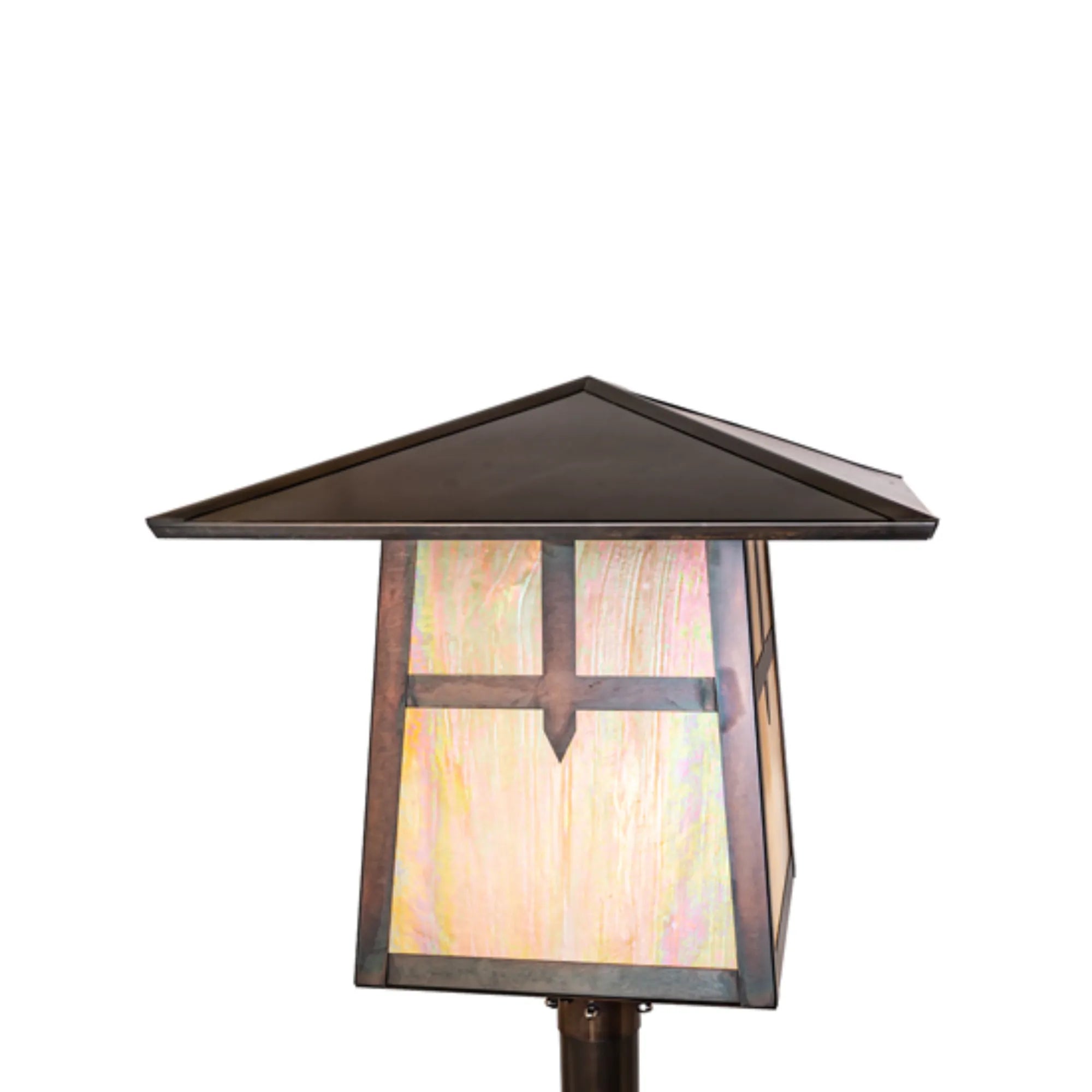 20" Square Stillwater Cross Mission Post Mount – Meyda Lighting