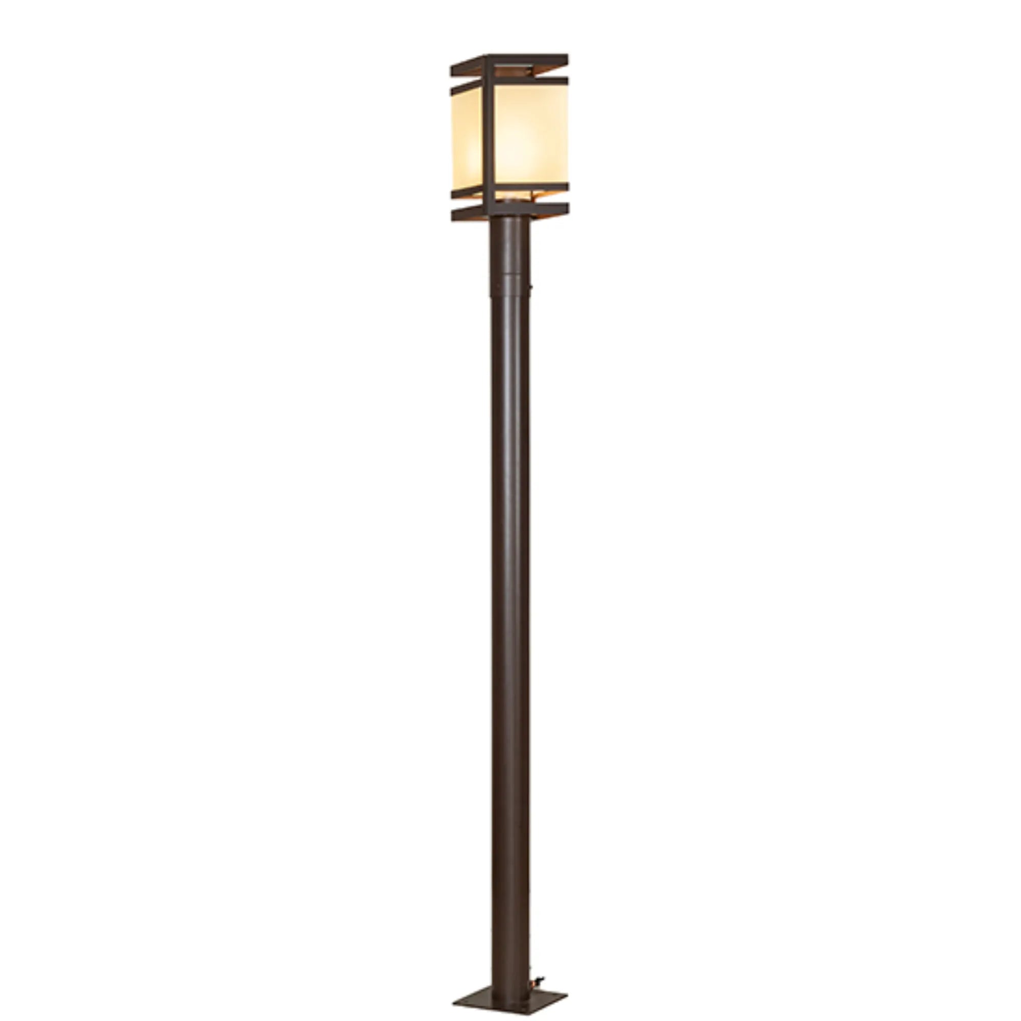12" Wide Panera Post Mount – Cafe Noir – Wet-Rated – Meyda Lighting