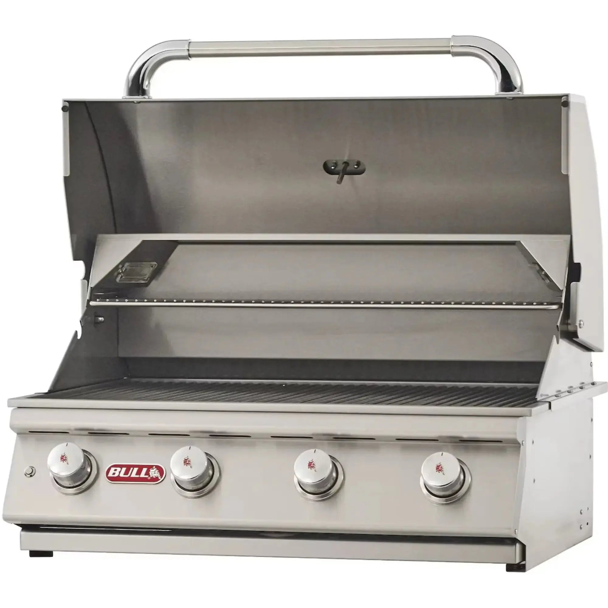 Bull Lonestar Select 30-Inch 4-Burner Built-In Gas Grill with Interior Lights Bull