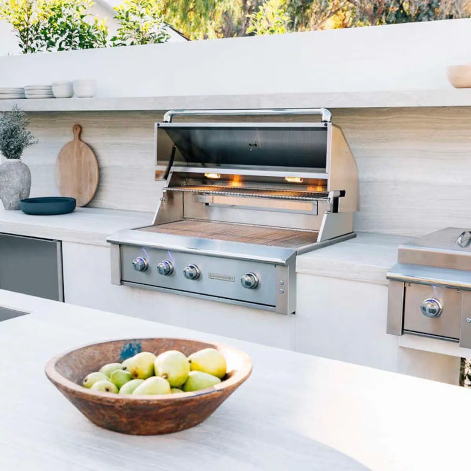 American Made Grills Alturi 42" 3-Burner Built-In Gas Grill — 78,000 BTU w/ Ceramic Briquettes — ALT-42T American Made Grills
