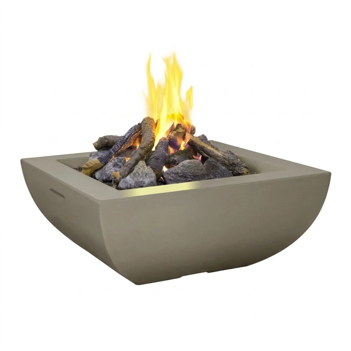 American Fyre Designs Bordeaux Square 36" GFRC Gas Fire Bowl American Fyre Designs