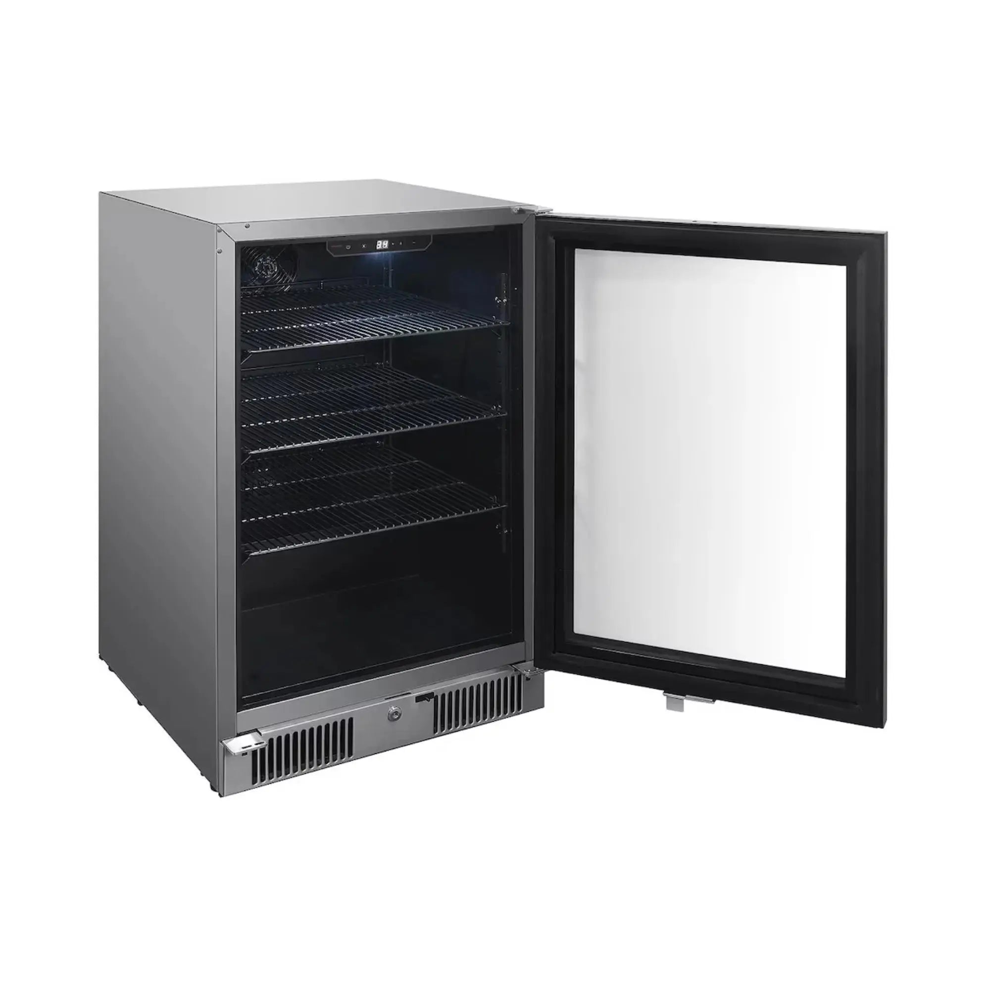 Blaze 20-Inch 4.5 Cu. Ft. Outdoor Glass Door Beverage Cooler – BLZ-GDBEV-4.5 Blaze