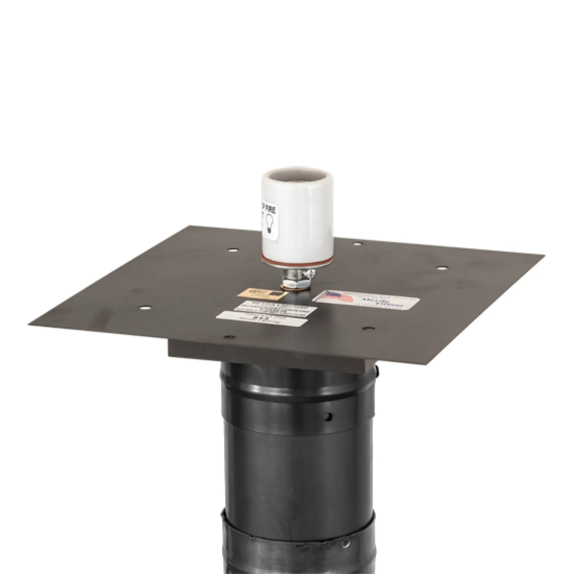 12.25" Square Stillwater Hill Top Post Mount – Craftsman Brown – Wet-Rated – Meyda Lighting