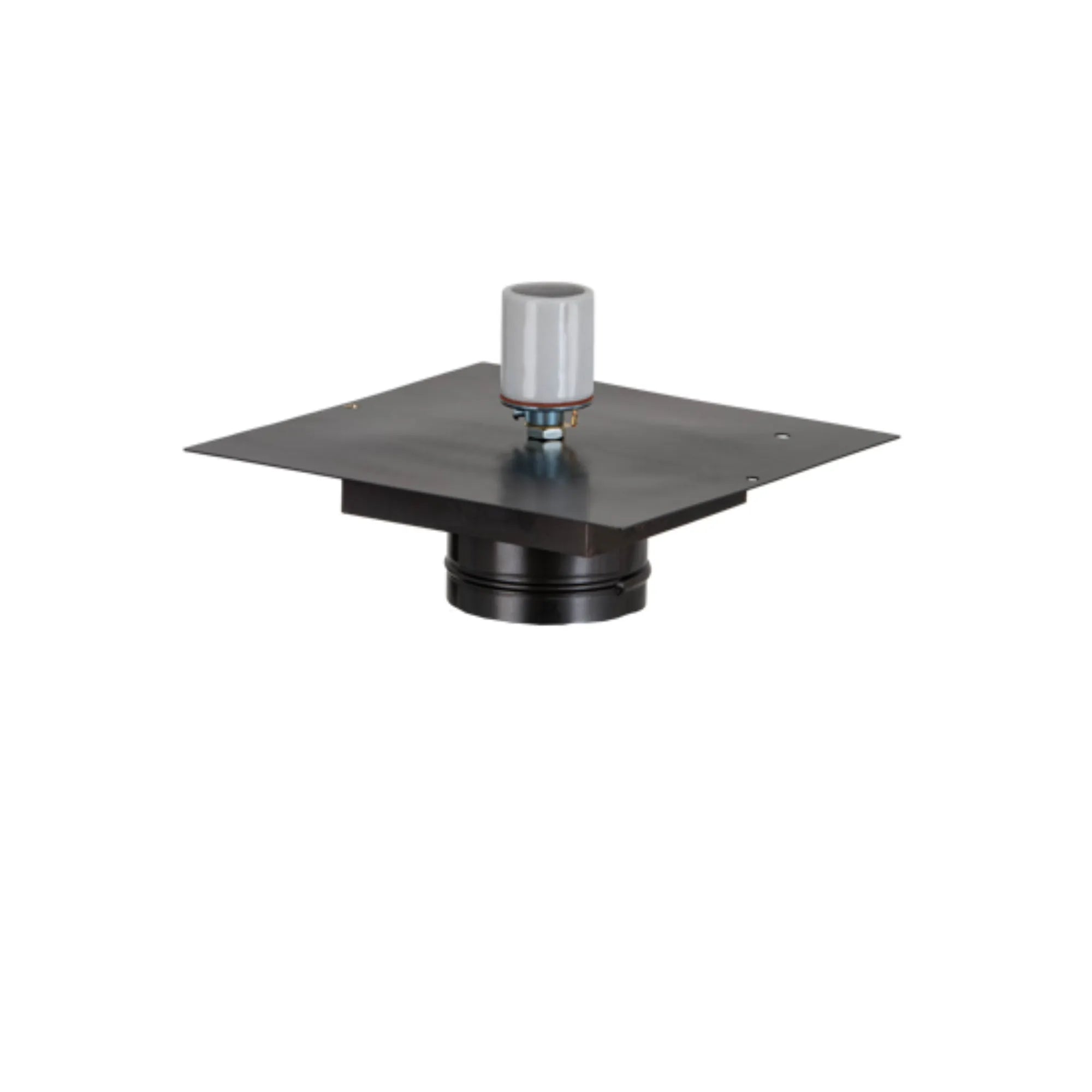 12.5"Sq Stillwater Cross Mission Post Mount – Craftsman Brown – Wet-Rated – Meyda Lighting