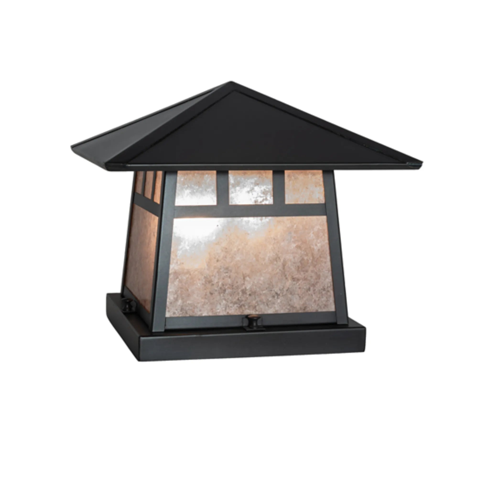 12" Square Stillwater Double Bar Mission Pier Mount – Meyda Lighting