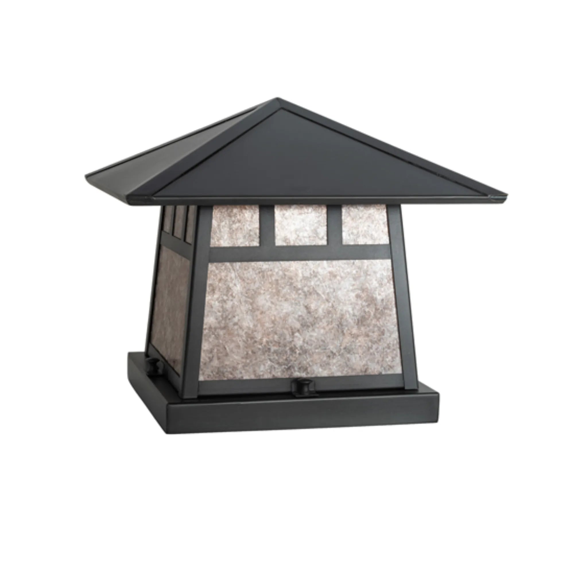12" Square Stillwater Double Bar Mission Pier Mount – Meyda Lighting