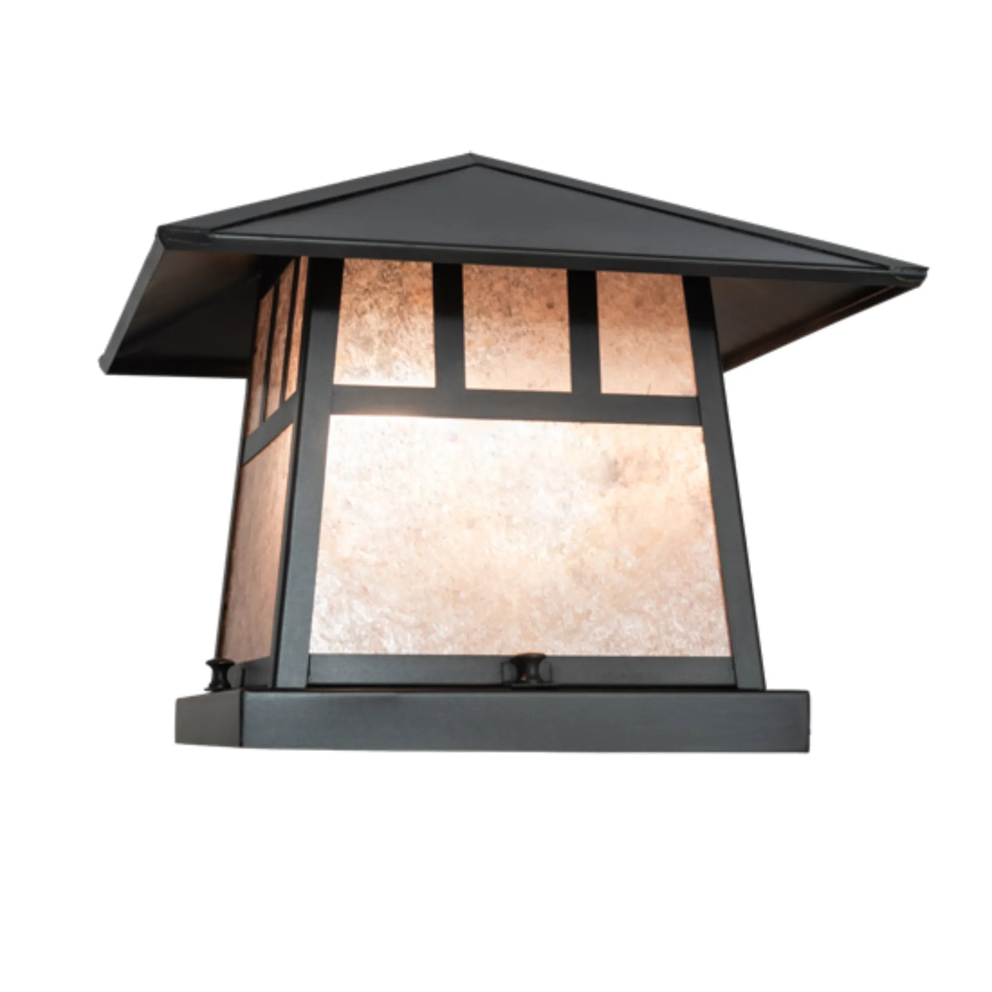 12" Square Stillwater Double Bar Mission Pier Mount – Meyda Lighting