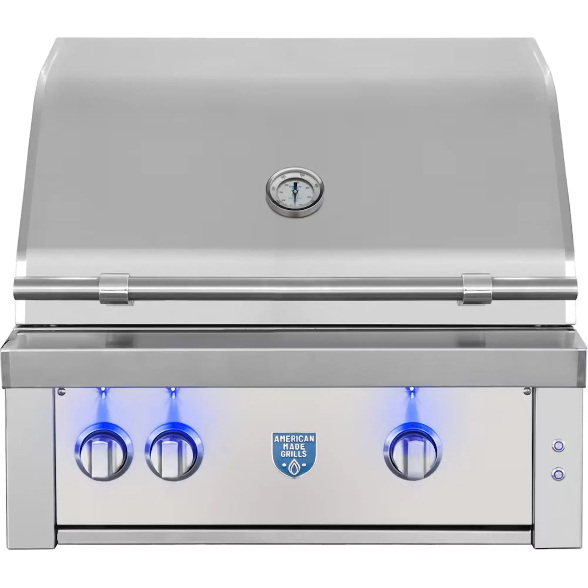 American Made Grills Estate Freedom 30" 2-Burner Built-In Gas Grill — 52,000 BTU w/ Ceramic Briquettes — EST30-FR American Made Grills