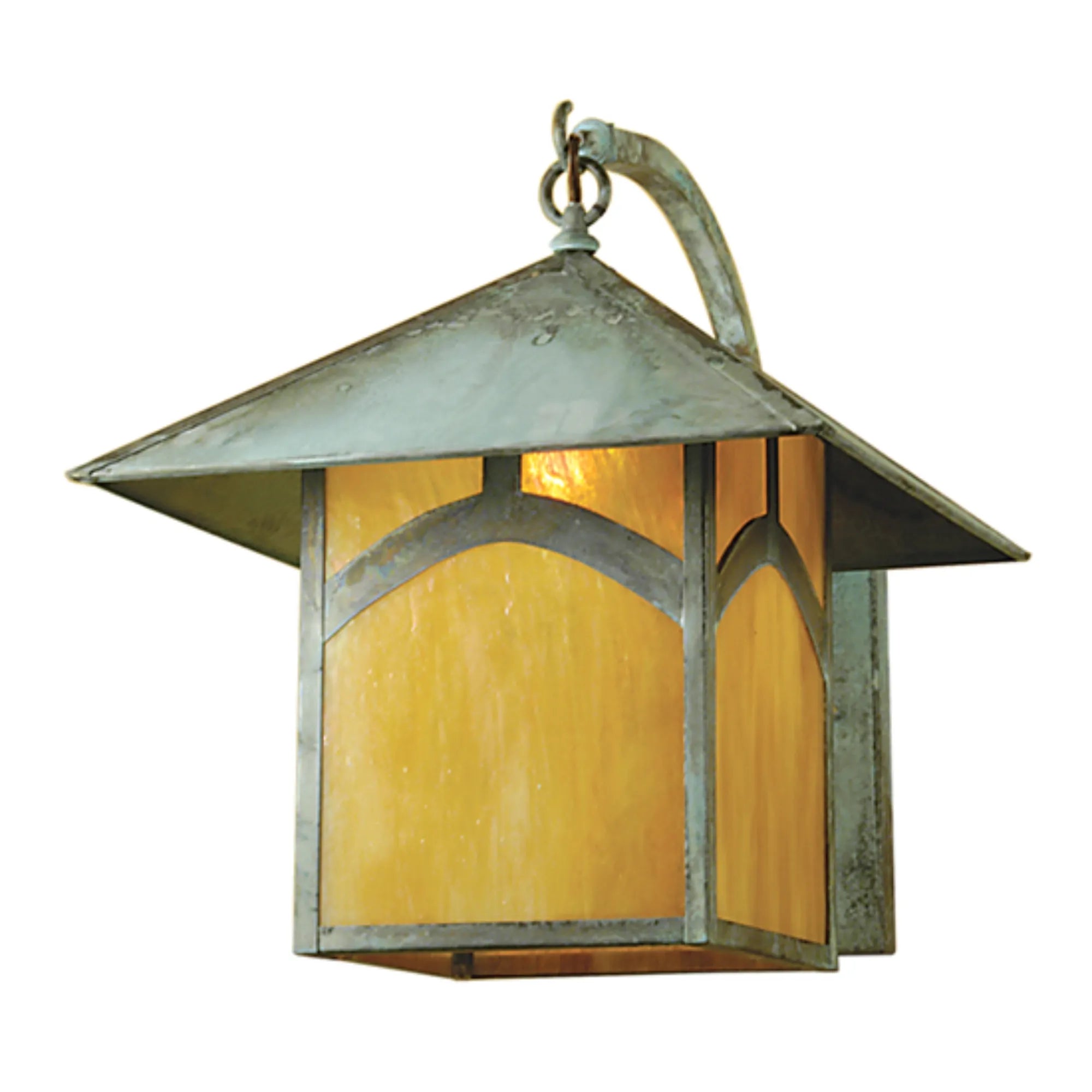 16" Wide Seneca Hill Top Curved Arm Wall Sconce – Verdigris – Damp-Rated – Meyda Lighting