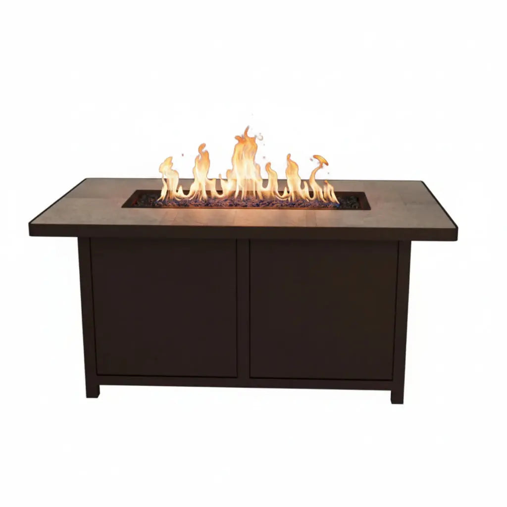 O.W. Lee Elba 30"×50" Chat Height Gas Fire Pit Table — QS-5122-3050C O.W. Lee