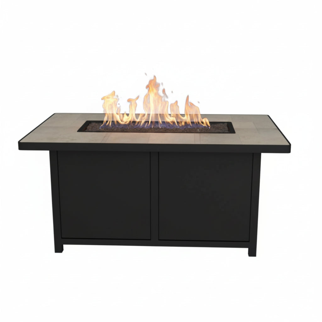 O.W. Lee Elba 30"×50" Chat Height Gas Fire Pit Table — QS-5122-3050C O.W. Lee
