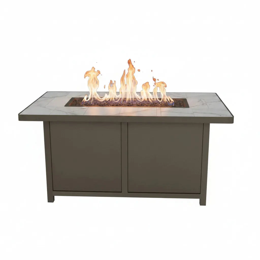 O.W. Lee Elba 30"×50" Chat Height Gas Fire Pit Table — QS-5122-3050C O.W. Lee