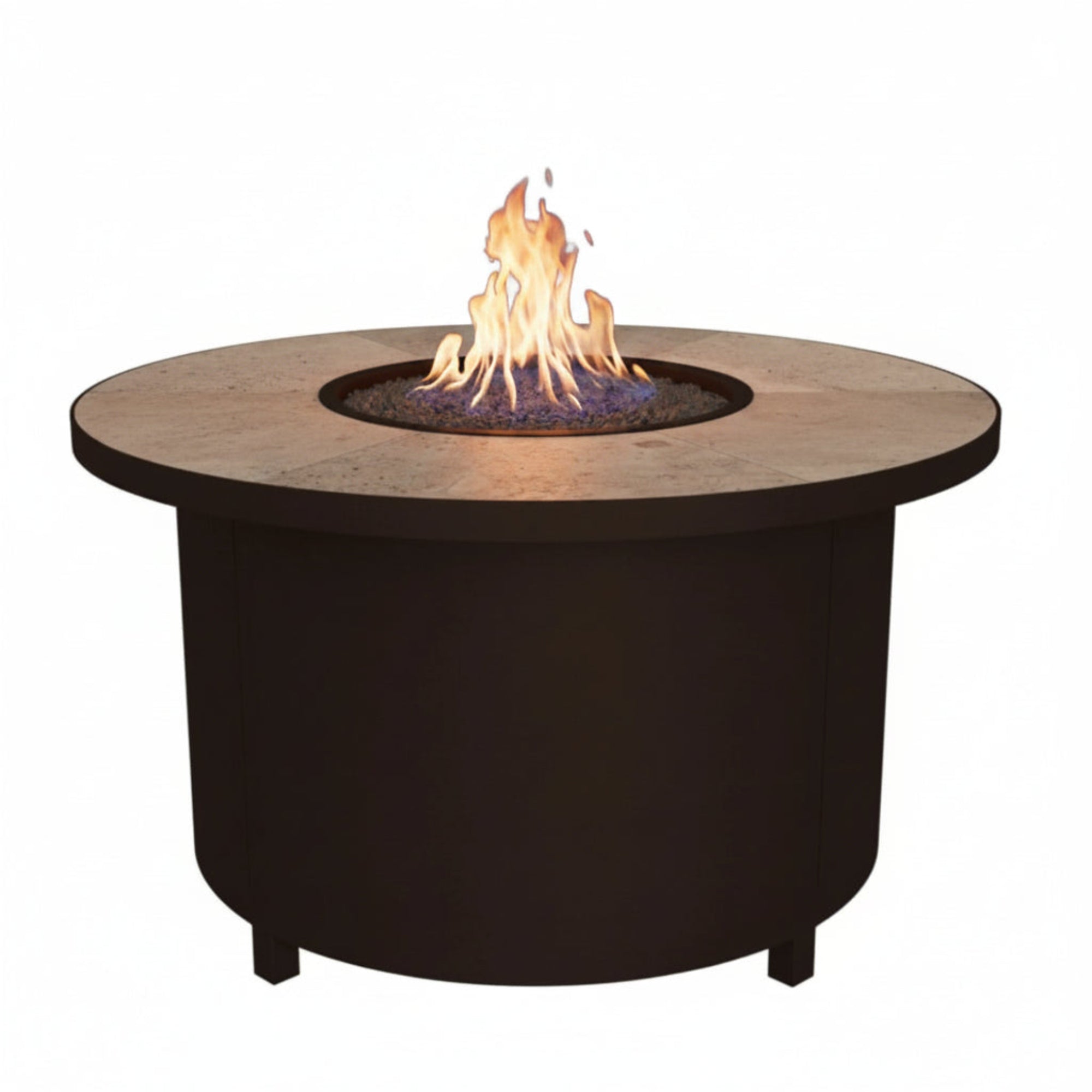 O.W. Lee Elba 42" Round Chat Height Gas Fire Pit Table — QS-5122-42RDC O.W. Lee