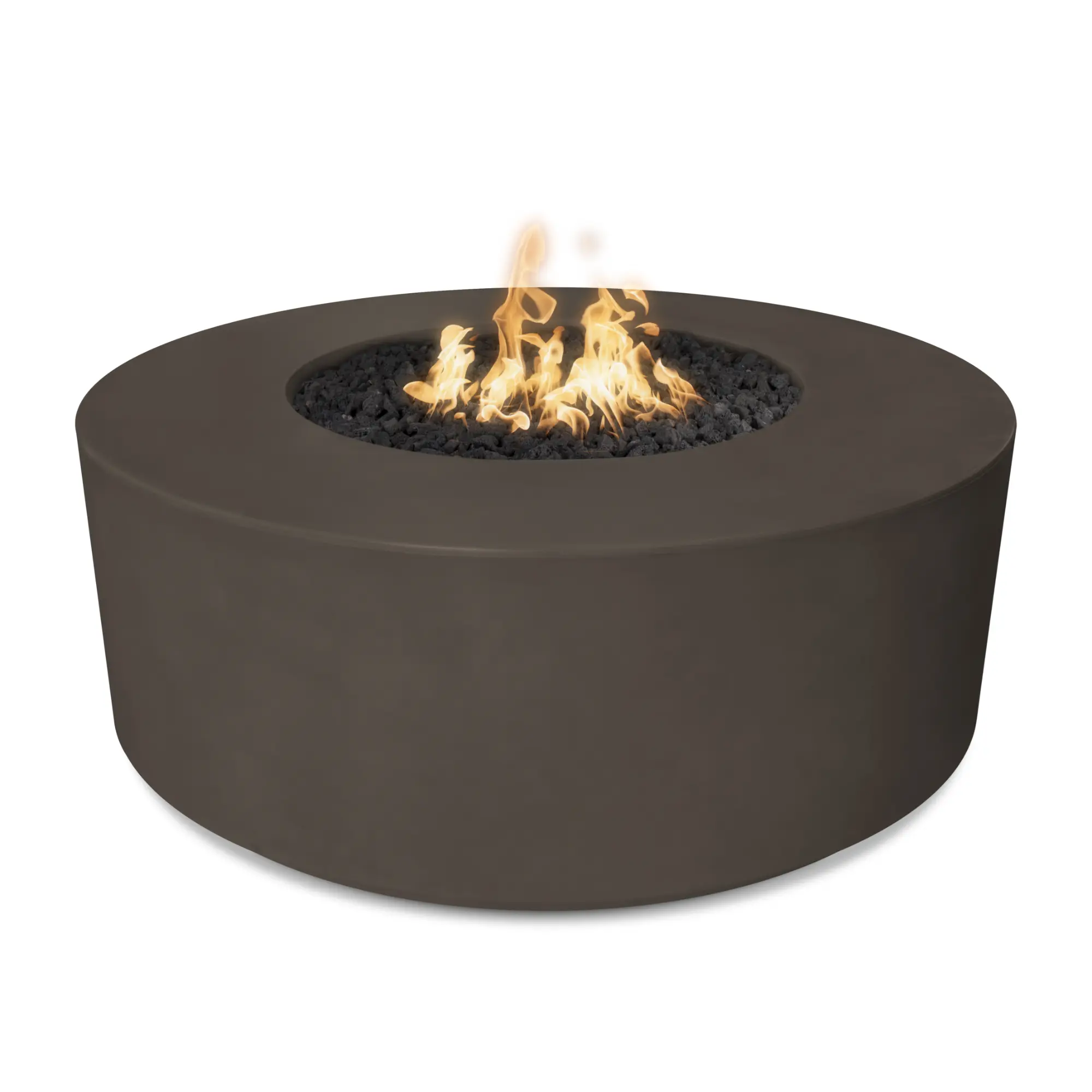 Florence 54" Round Concrete Gas Fire Pit – The Outdoor Plus