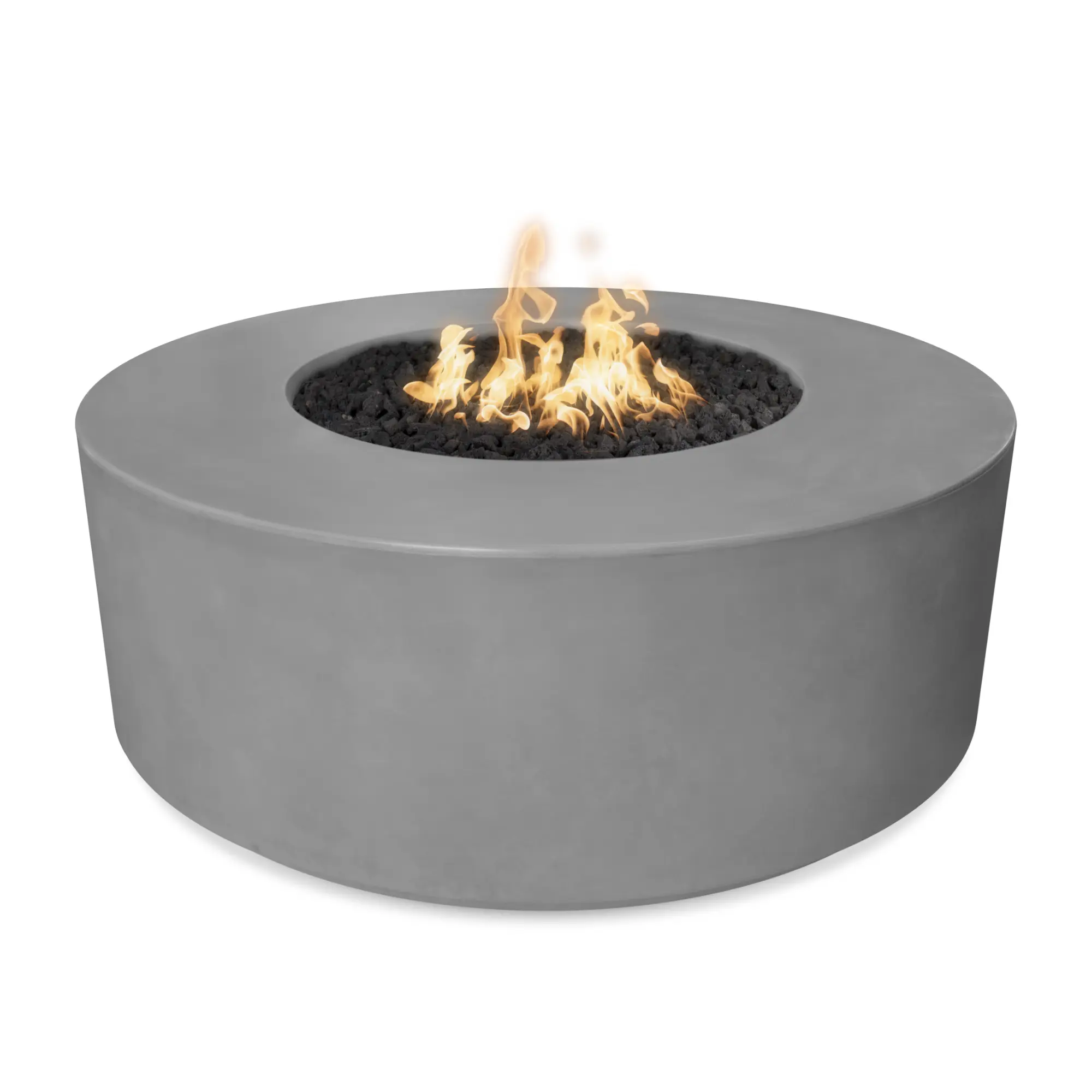 Florence 54" Round Concrete Gas Fire Pit – The Outdoor Plus